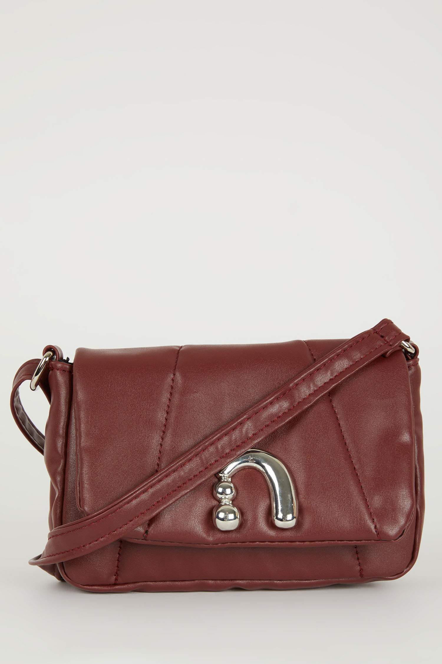 Bordeaux WOMEN Faux Leather Crossbody Bag 2926891 DeFacto
