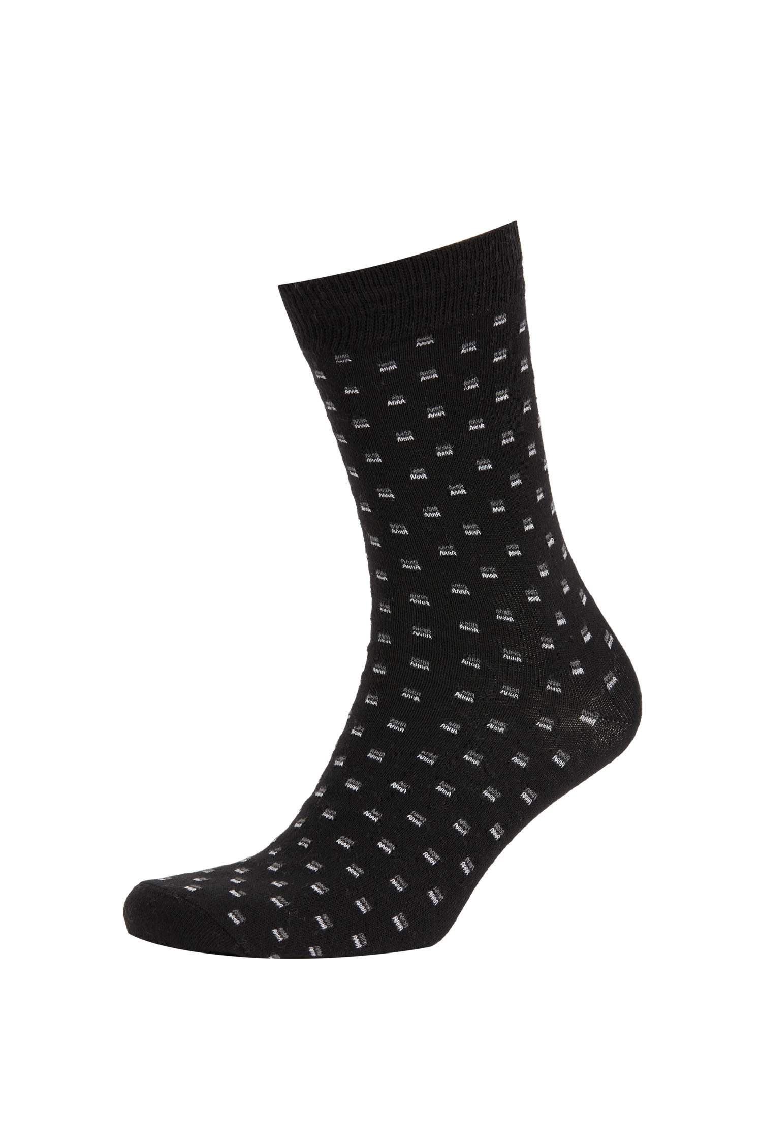 Erkek 5'li Pamuklu Uzun Çorap