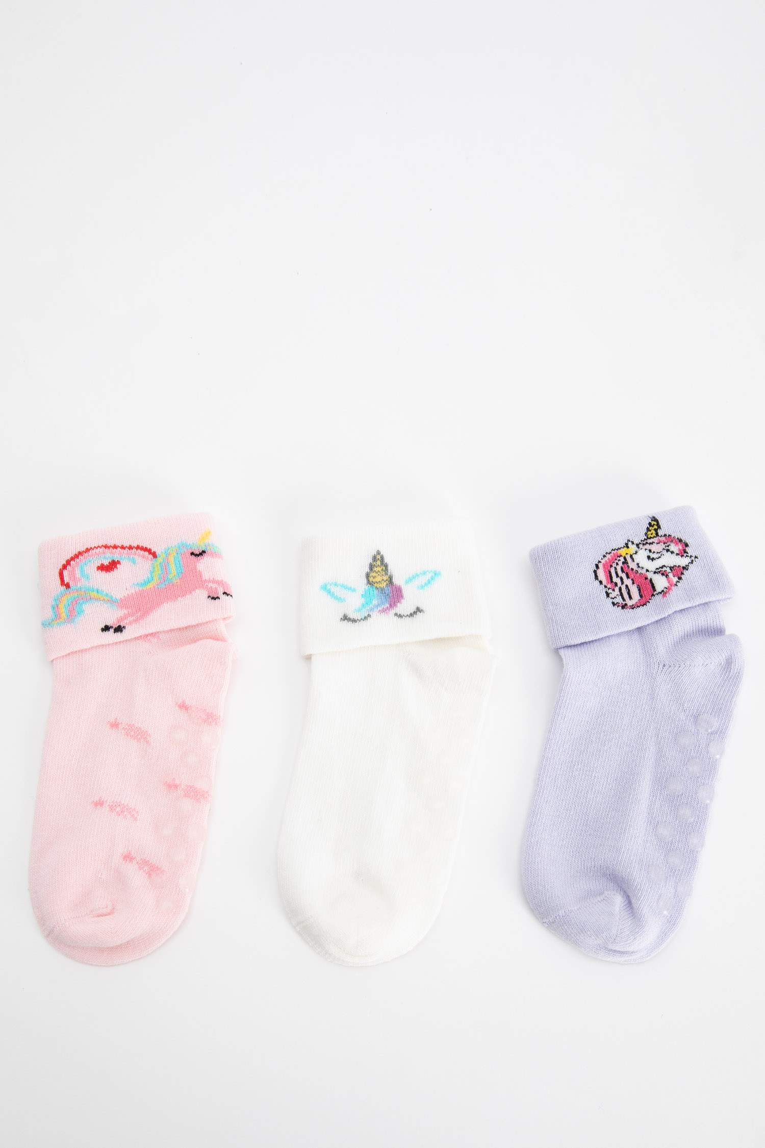 Baby Girl 3 Piece Cotton Long Socks