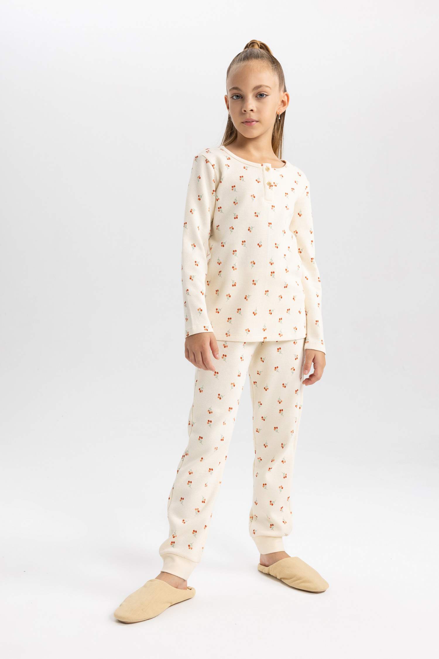 Pyjama à Manches Longues Pour Fille