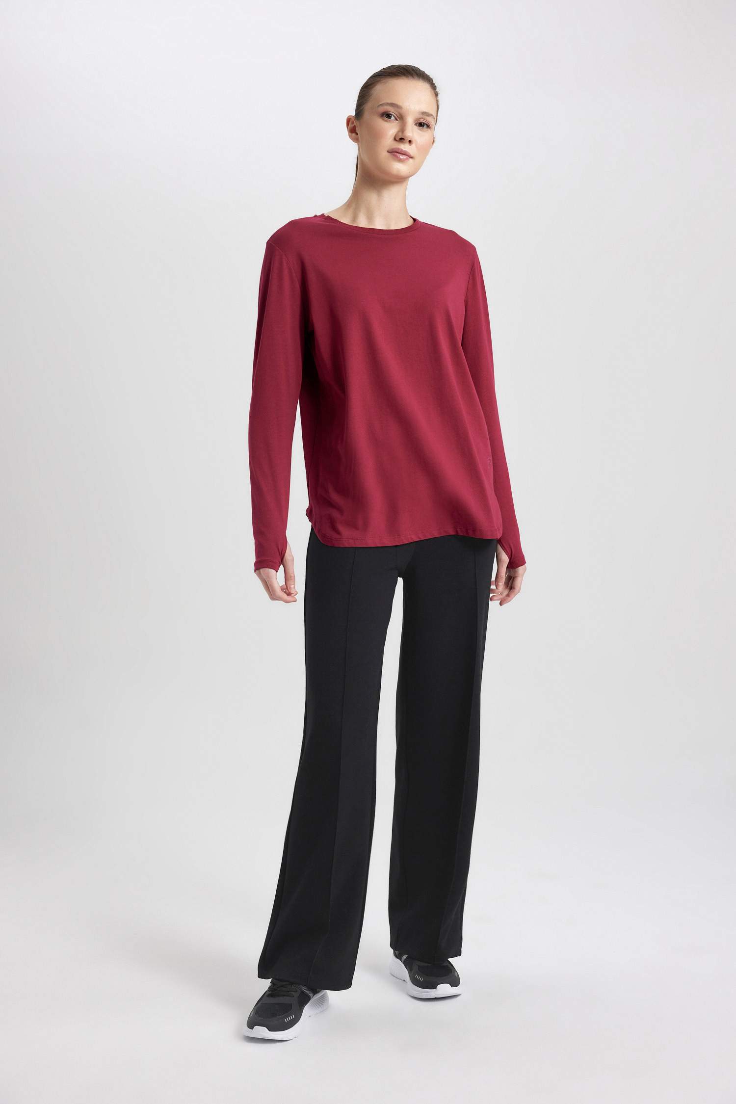 تيشيرت رياضي كم طويل قصة طويلة