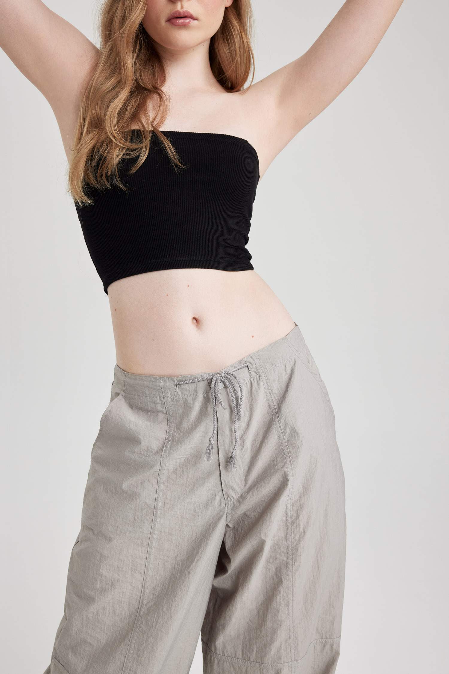 Coool Fitted Straplez Siyah Fitilli Kaşkorse Atlet