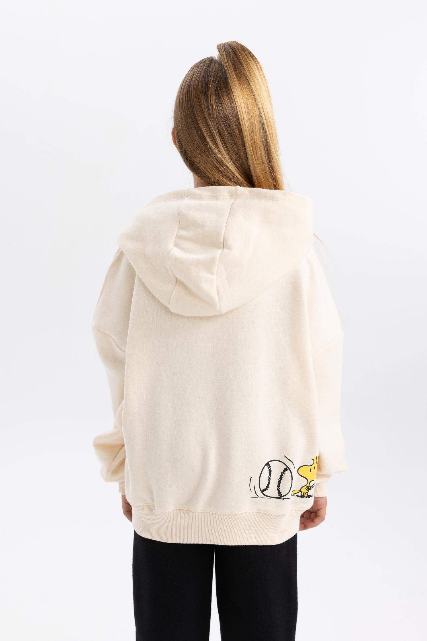 Girl Snoopy Relax Fit Hooded Sweatshirt