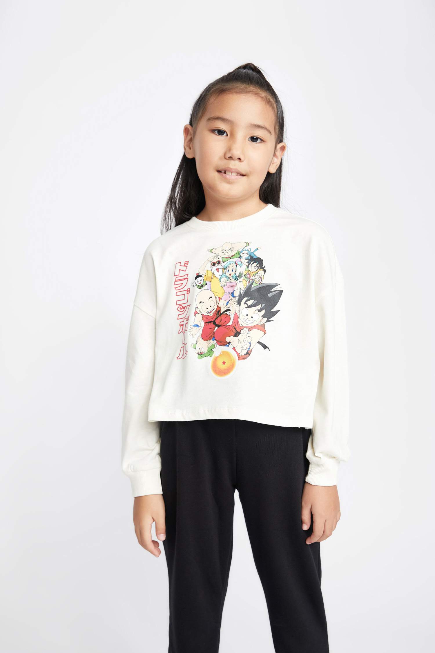 Girl Dragon Ball Cotton Long Sleeve T-Shirt