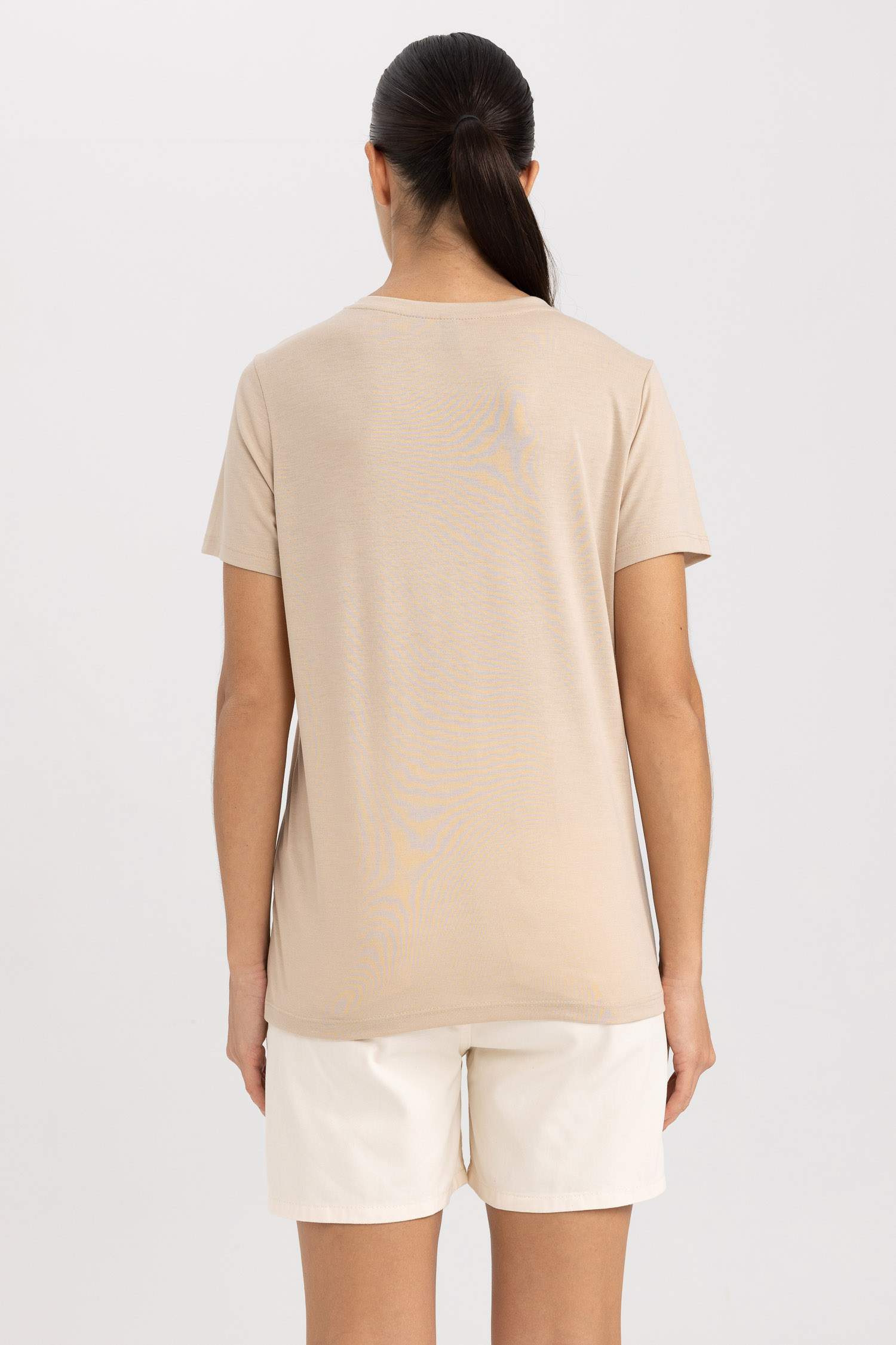 T-Shirt coupe régulière Col Rond