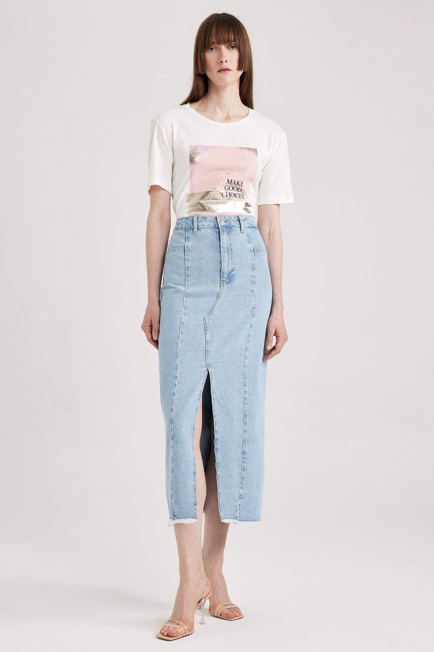 Regular Fit Crew Neck Printed Short Sleeve T-Shirt