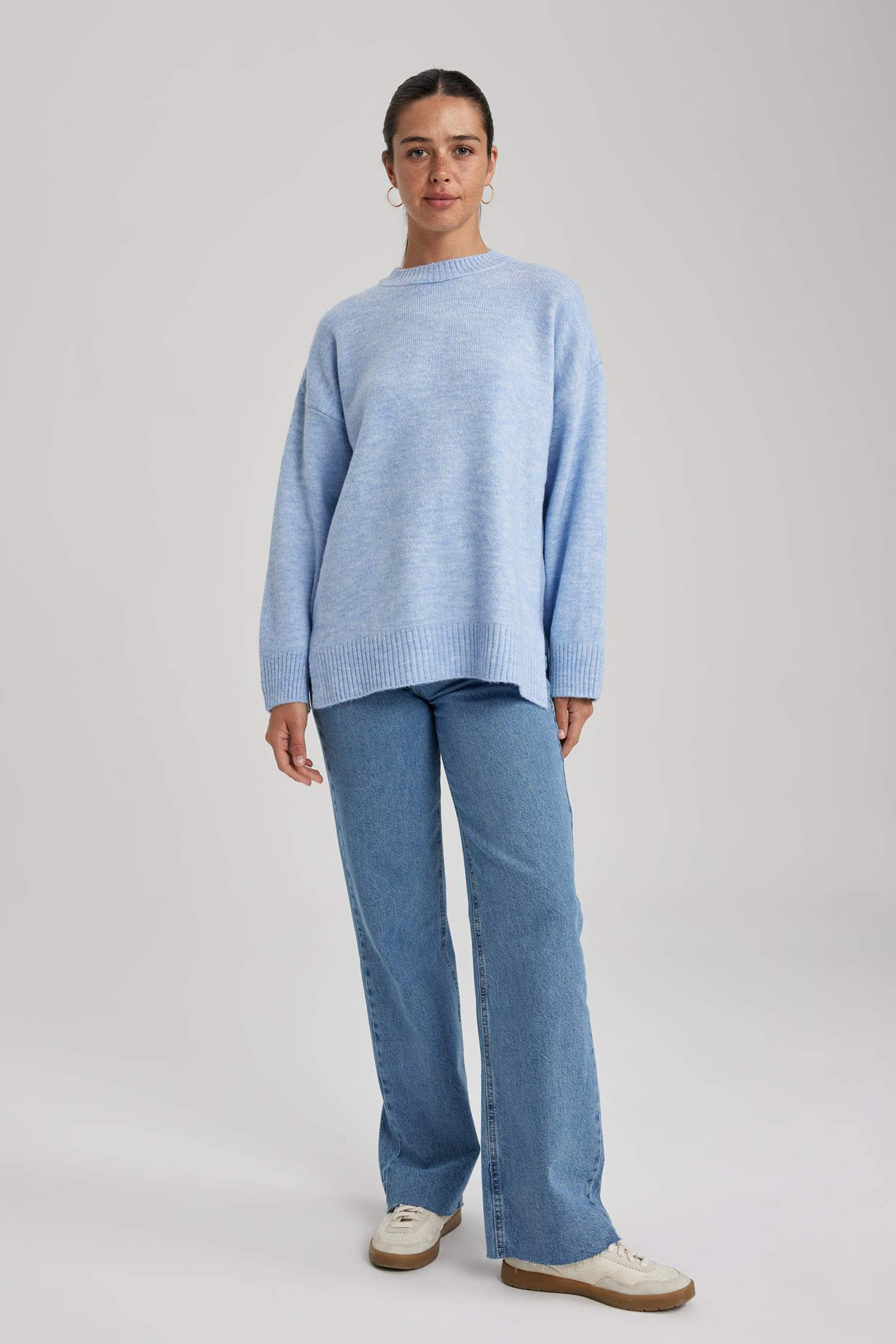 Relax Fit Crew Neck Tunic