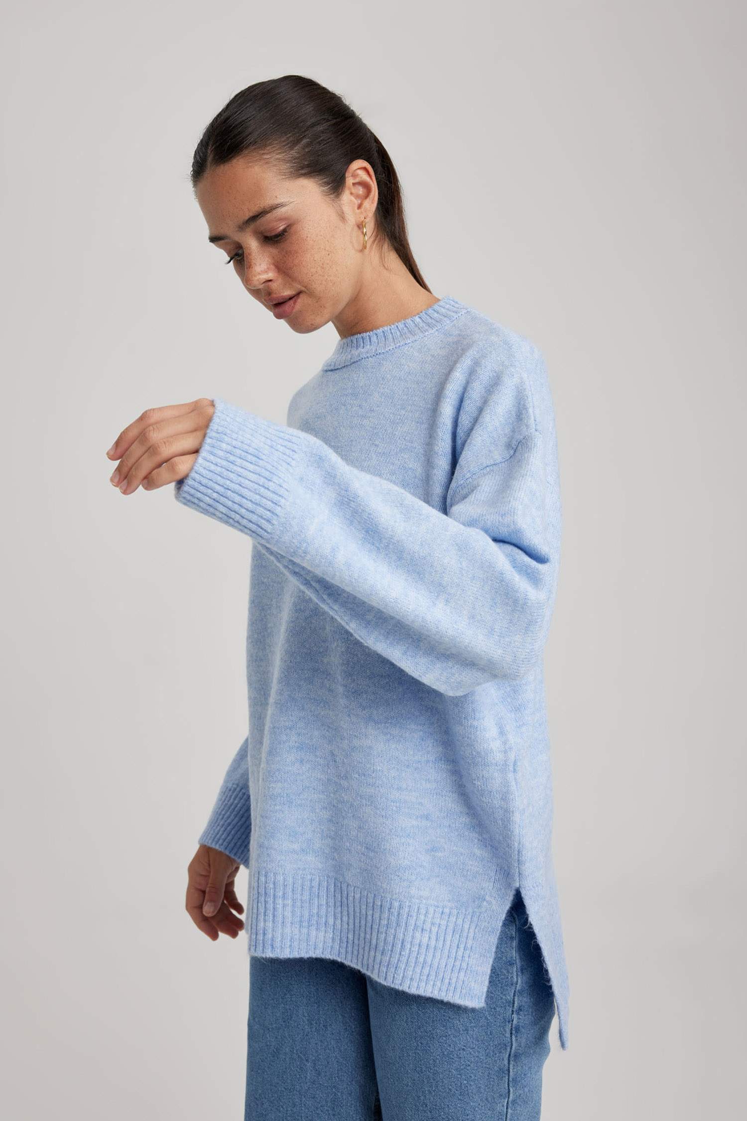 Relax Fit Crew Neck Tunic
