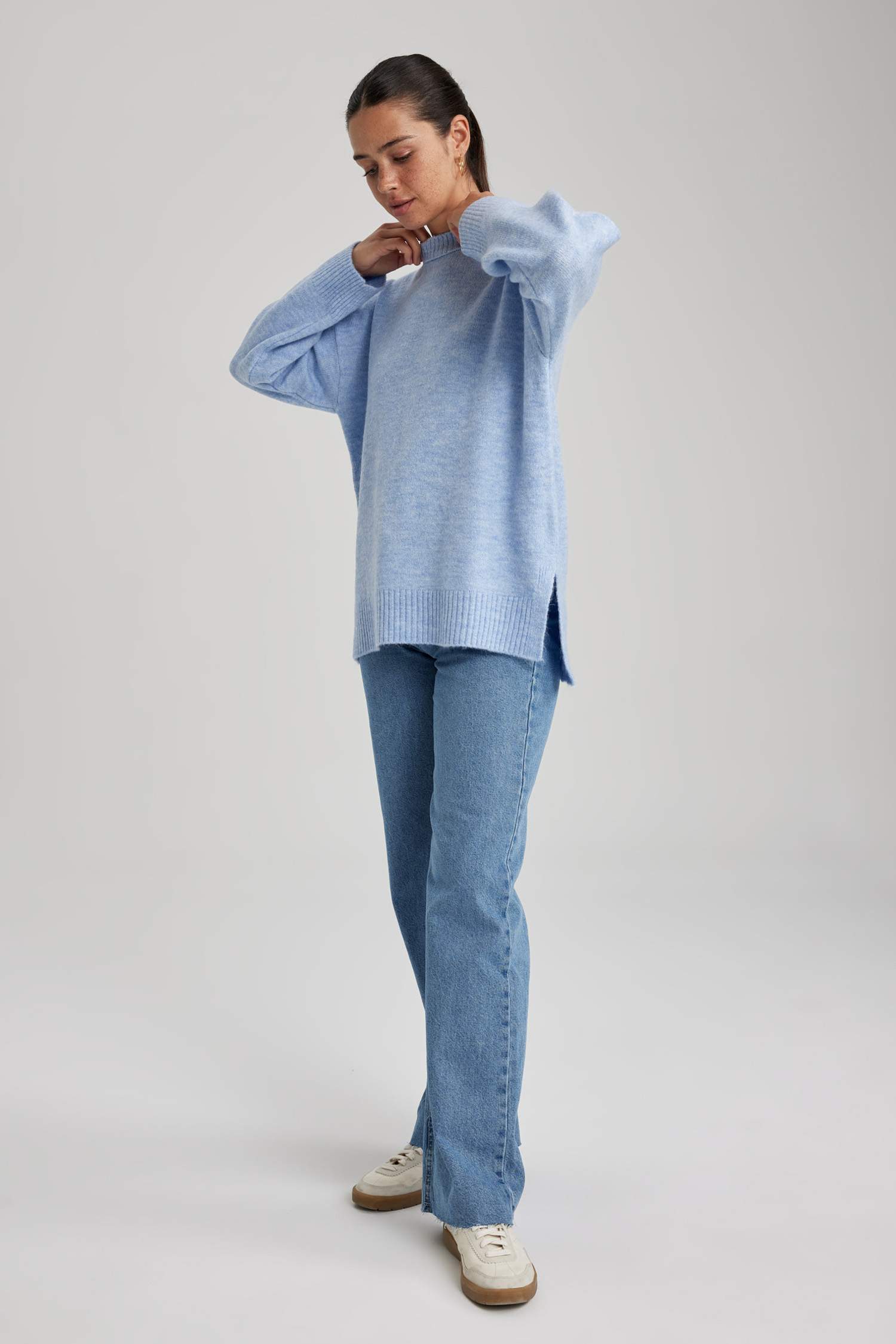 Relax Fit Crew Neck Tunic