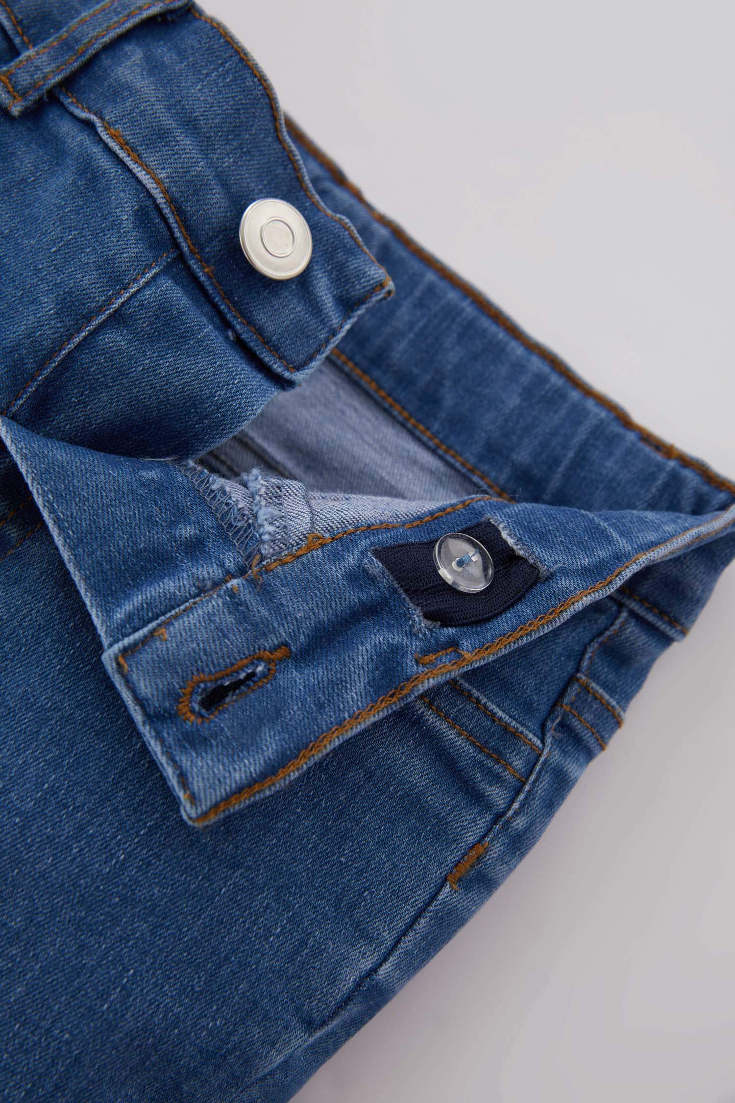 Брюки стандартного кроя с эластичным поясом с карманом для малышей мальчиков