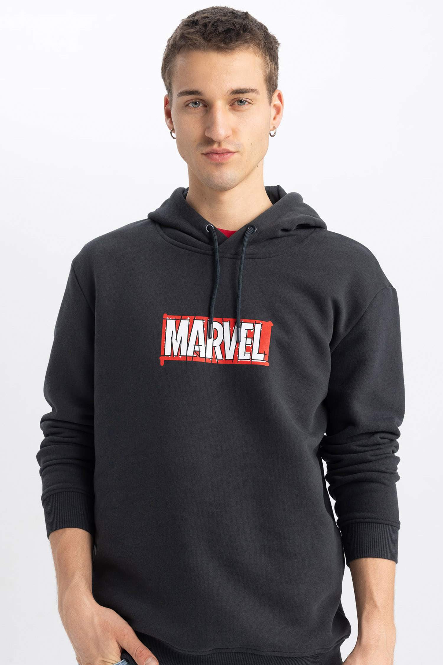 Marvel Regular Fit Kapu onlu Sweatshirt