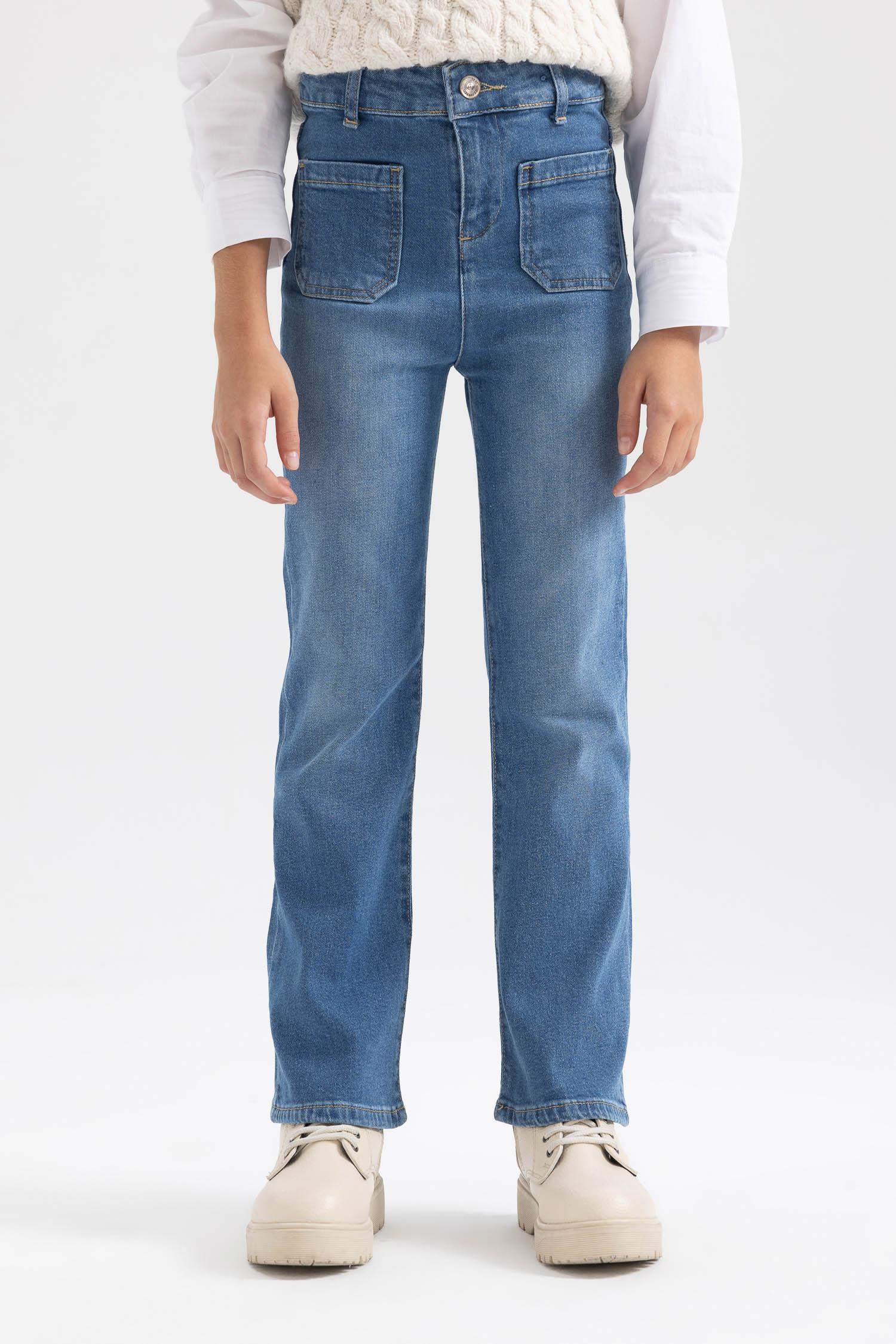 Джинсы клеш для девочек