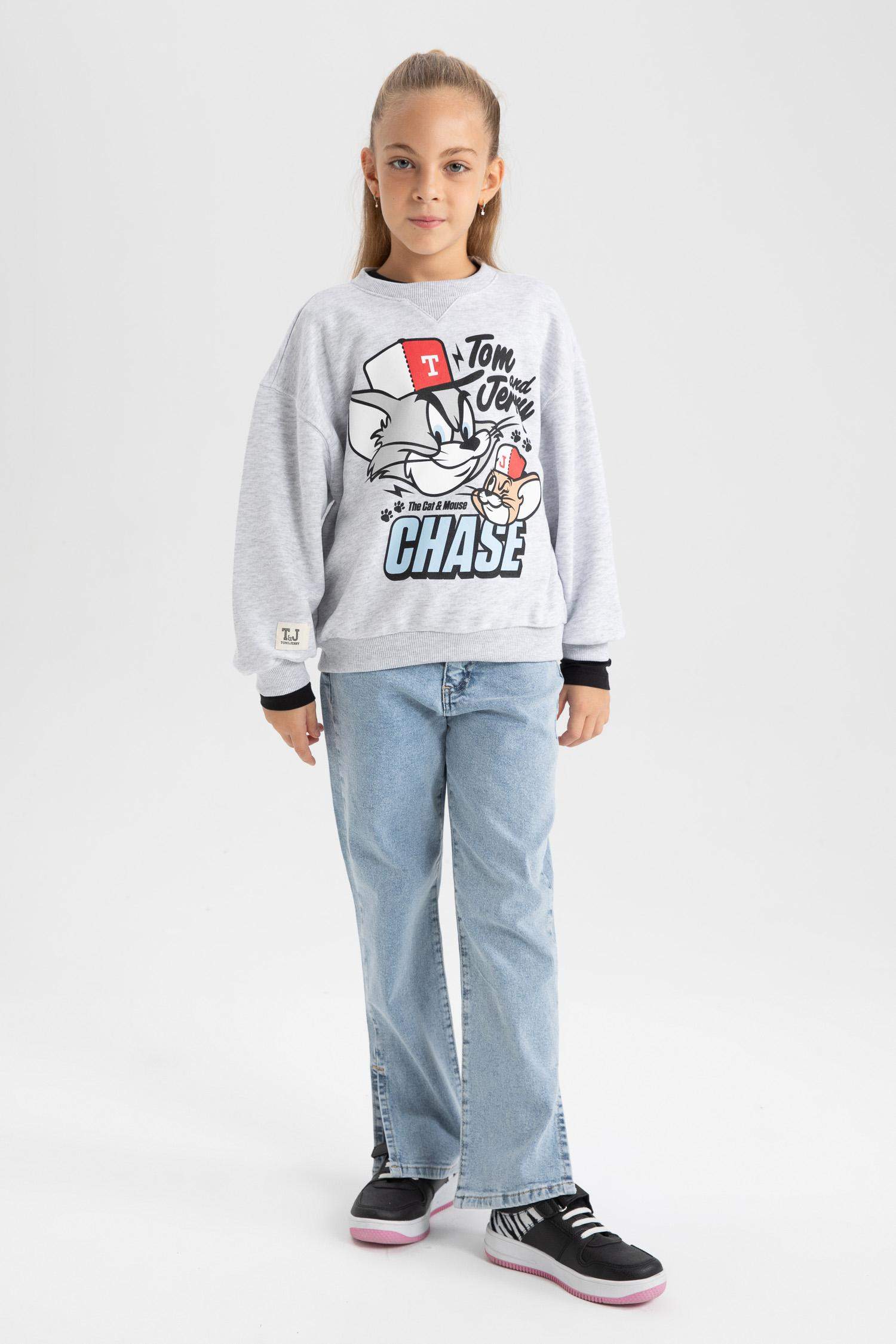 Қыздарға тік пішім джинсы Шалбар