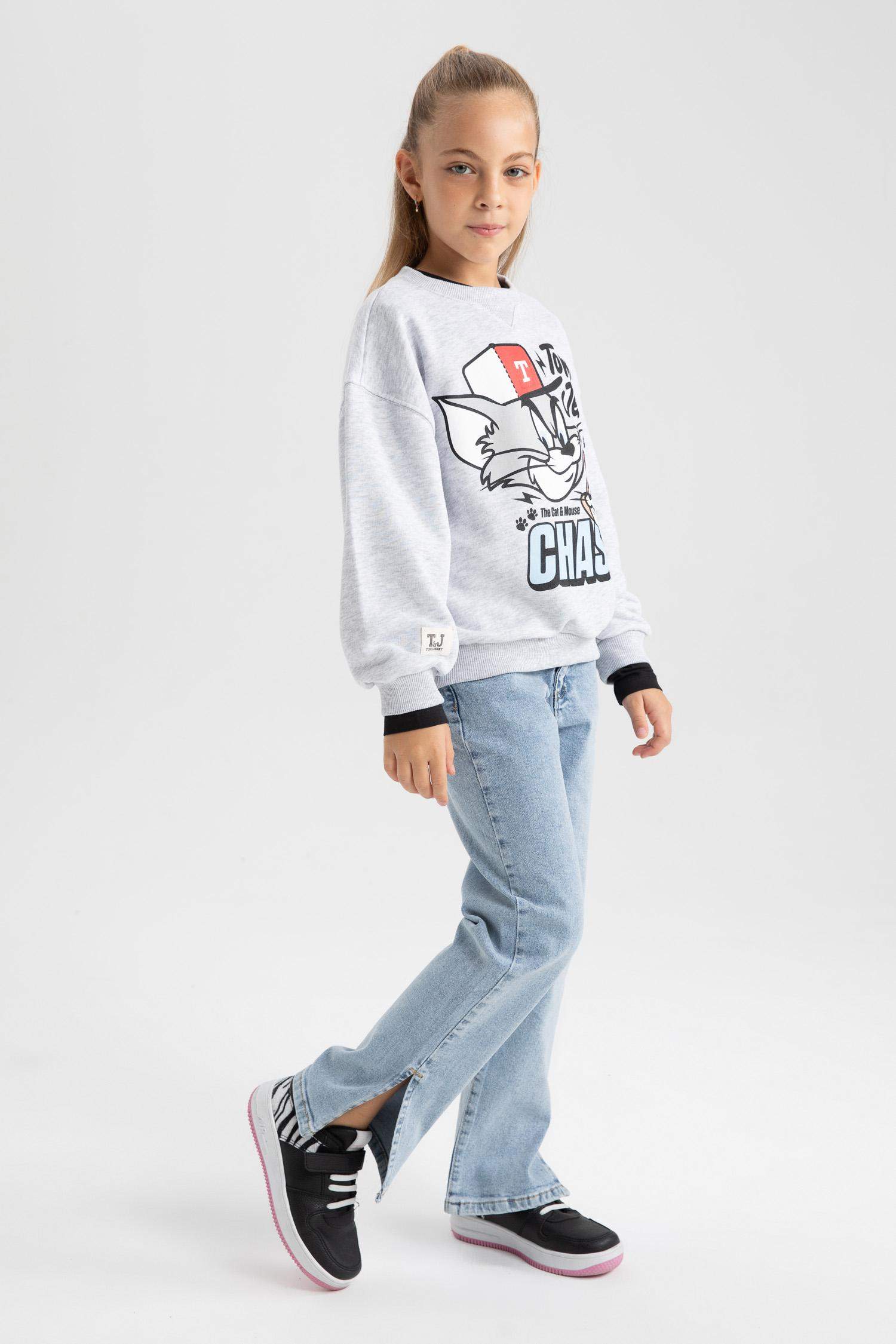 Қыздарға тік пішім джинсы Шалбар