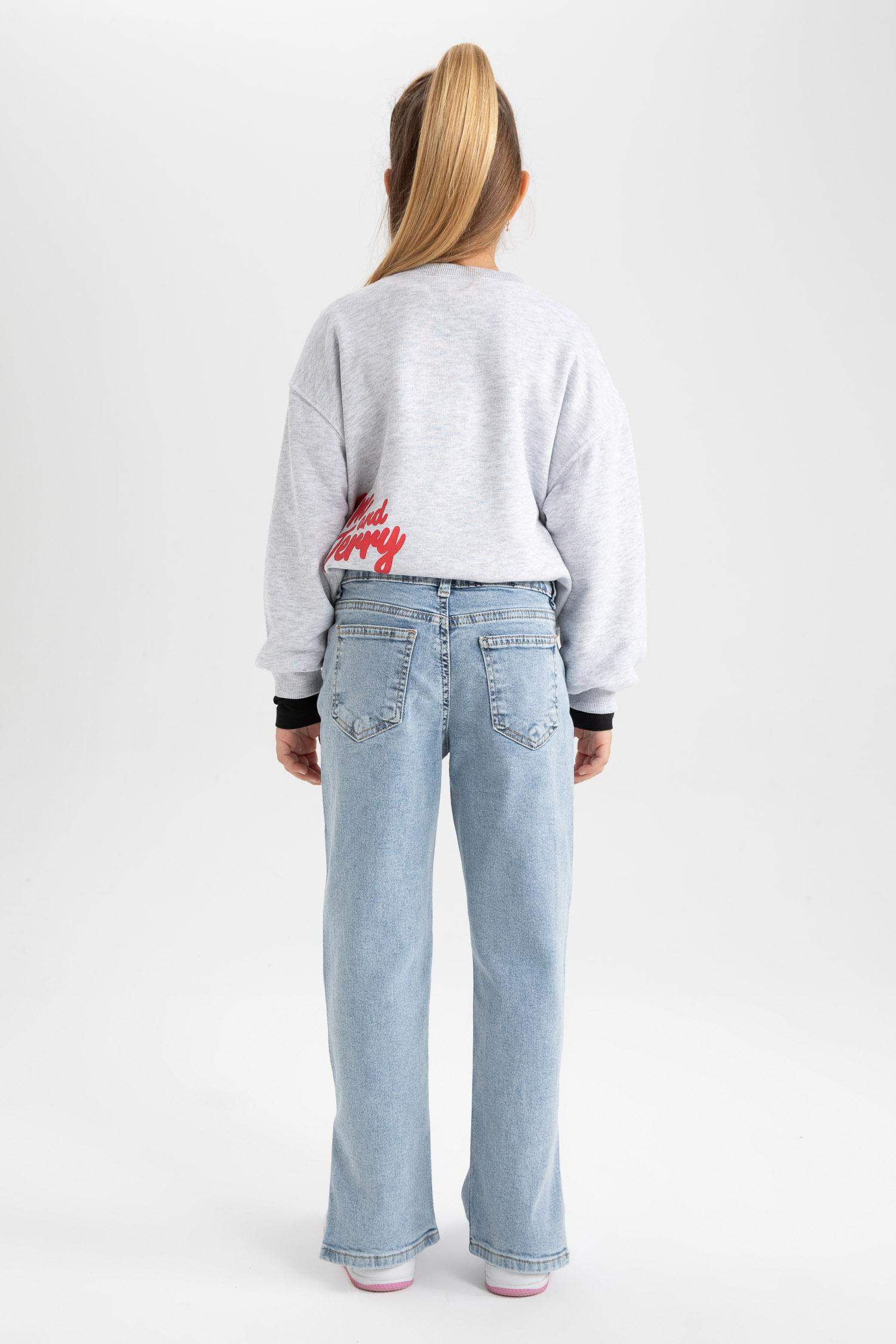 Қыздарға тік пішім джинсы Шалбар