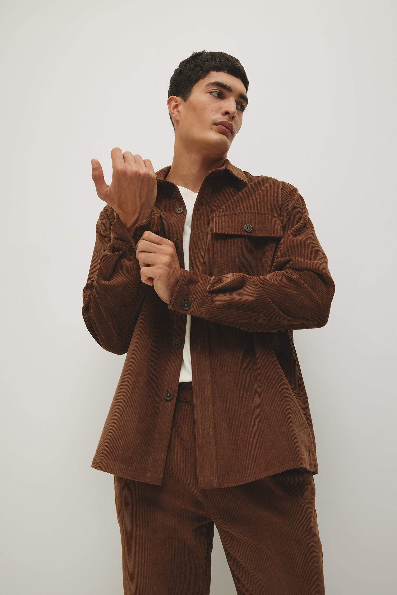 қалыпты пішім поло жаға Сыртқа киетін жейде