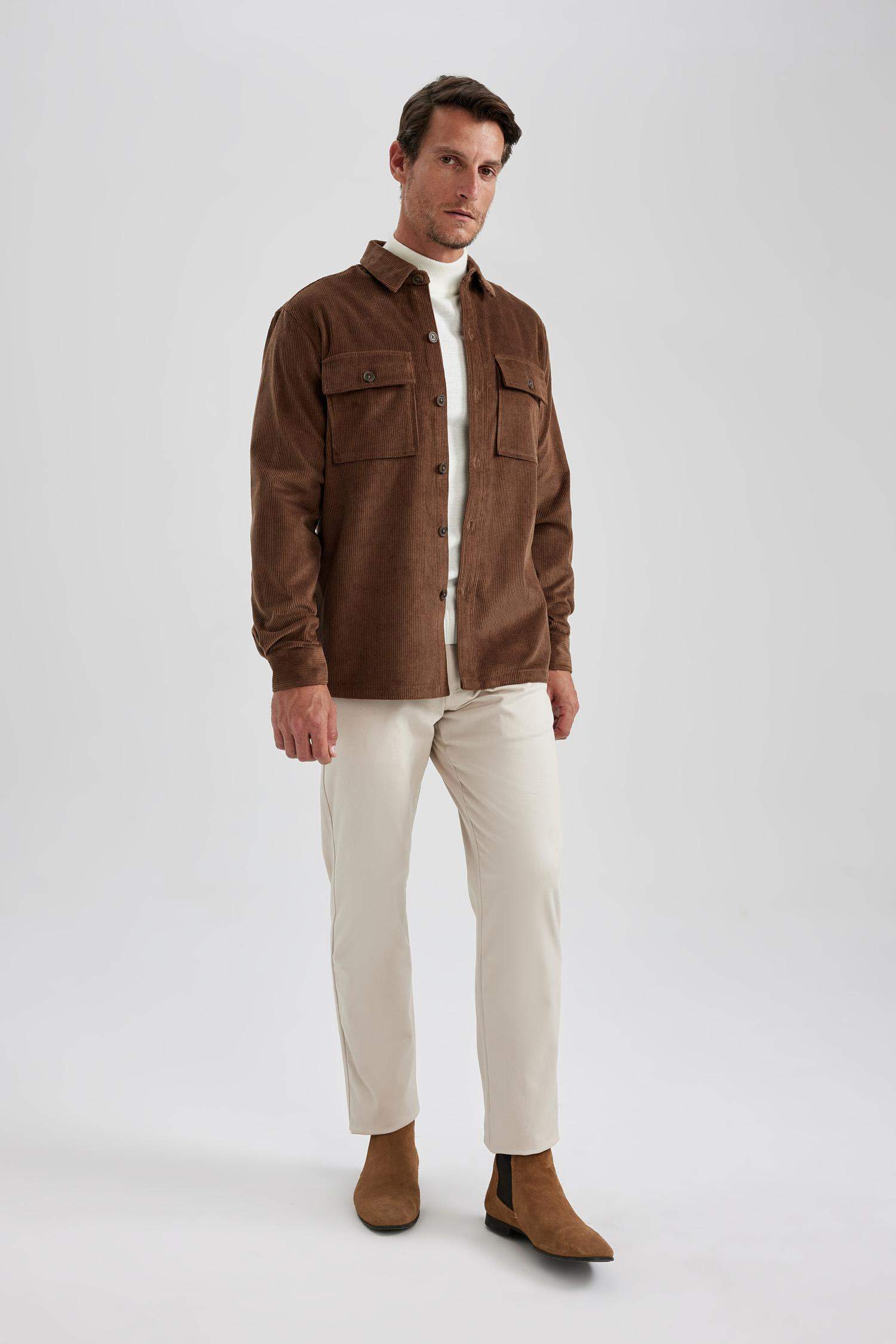 қалыпты пішім поло жаға Сыртқа киетін жейде