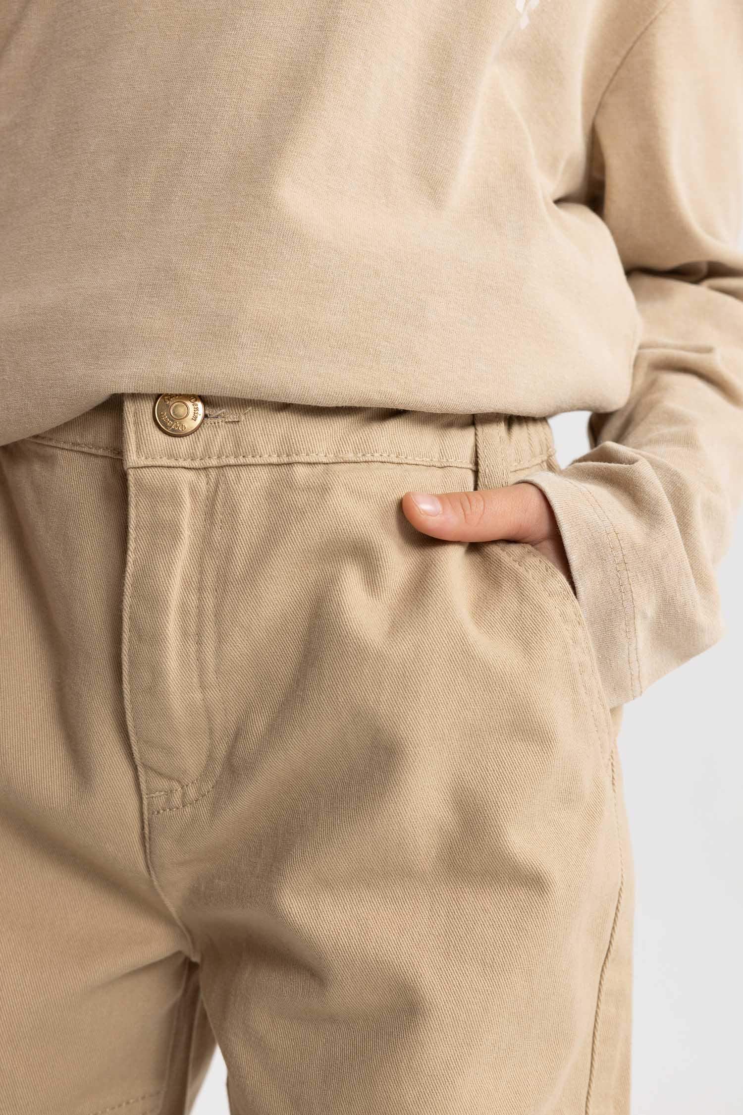 Girl Parachute Gabardine Trousers