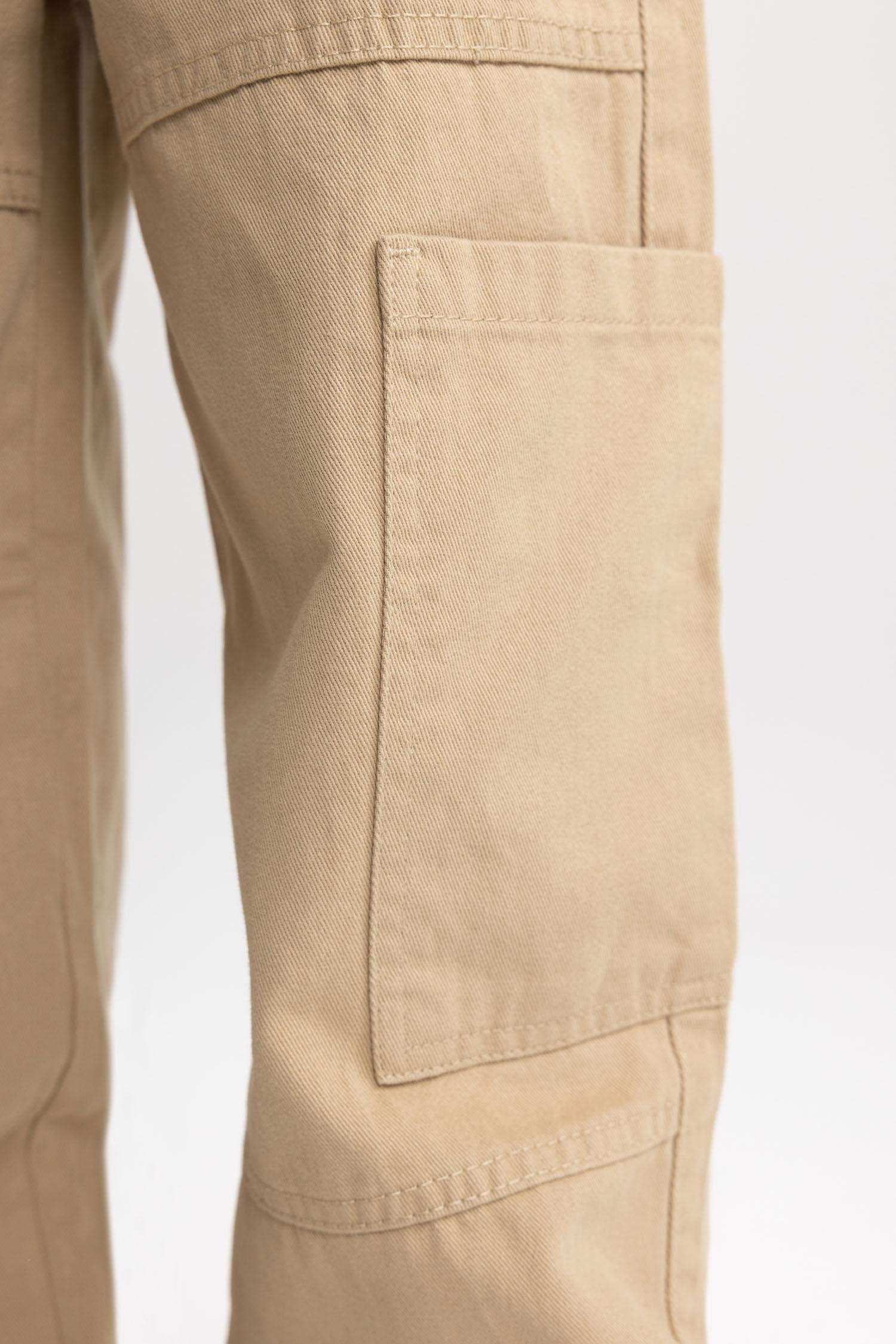 Girl Parachute Gabardine Trousers