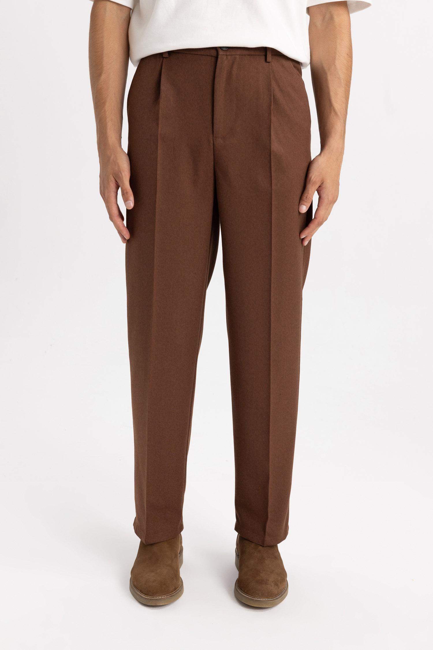 Straight Fit Trousers