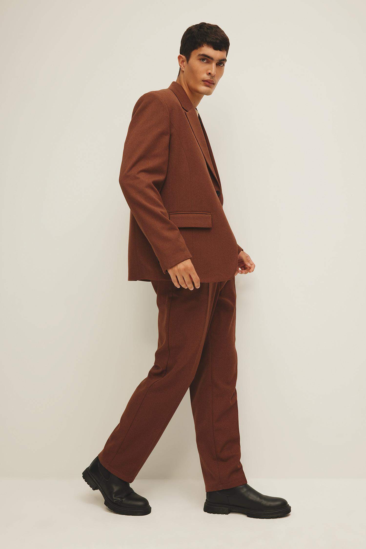 Straight Fit Trousers