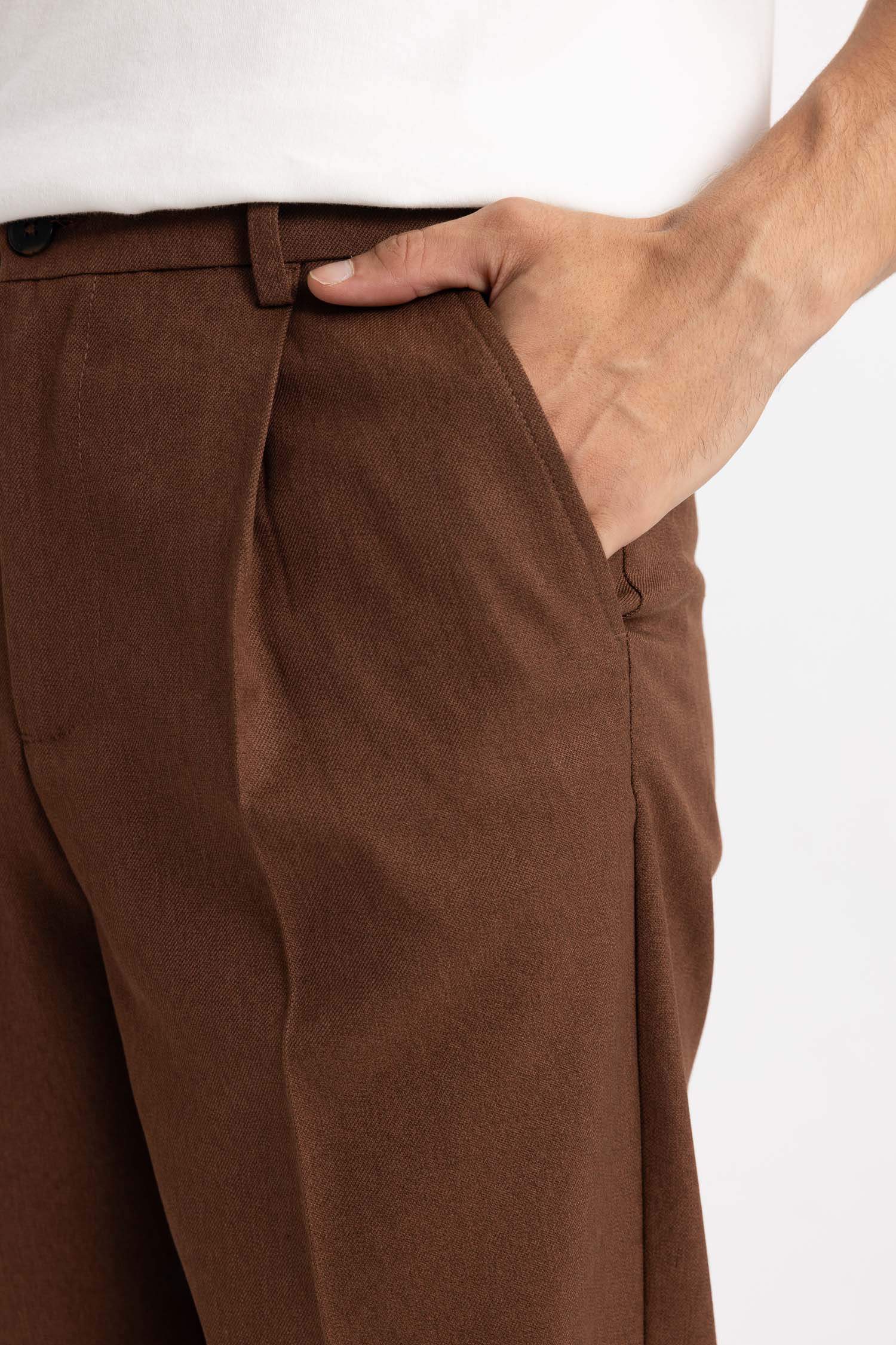 Straight Fit Trousers