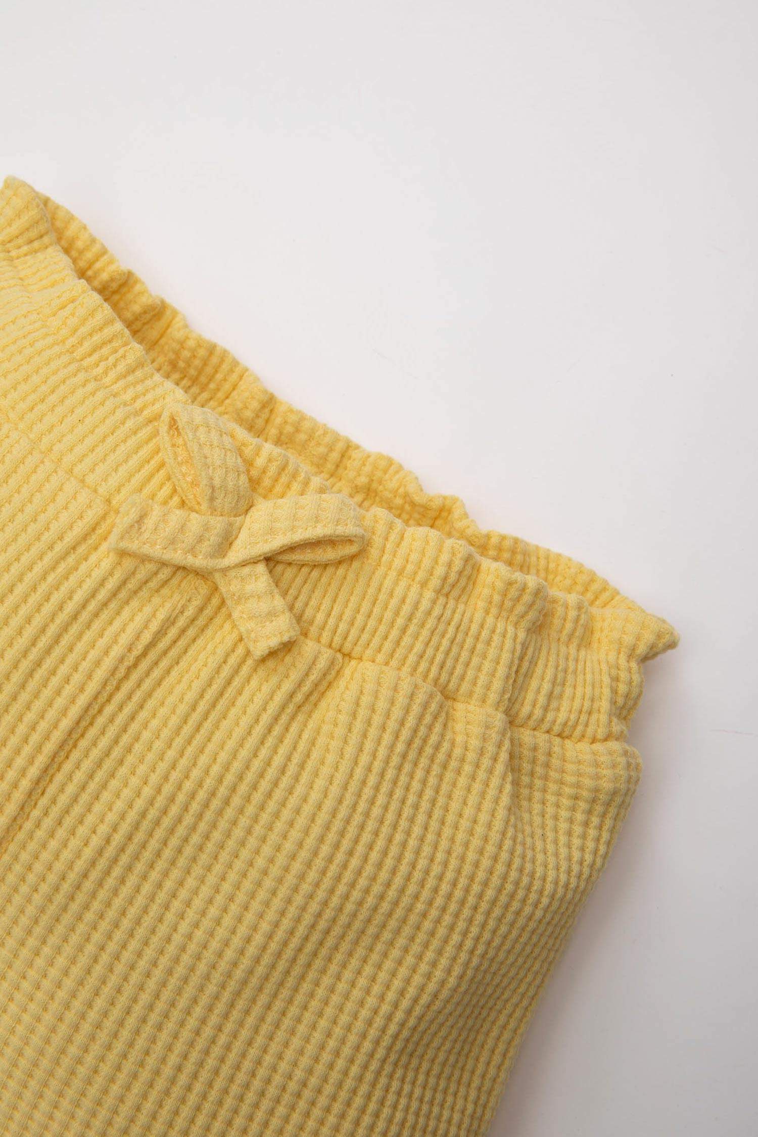 Baby Girl Comfort Fit Waffle Shorts