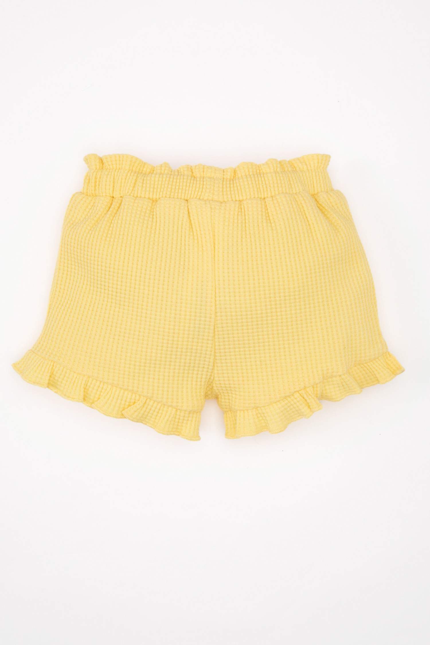 Baby Girl Comfort Fit Waffle Shorts
