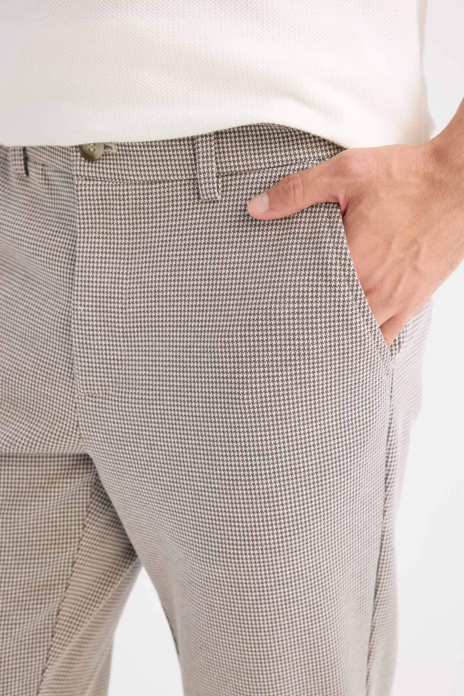 بنطلون جبردين قصة عادية بجيب