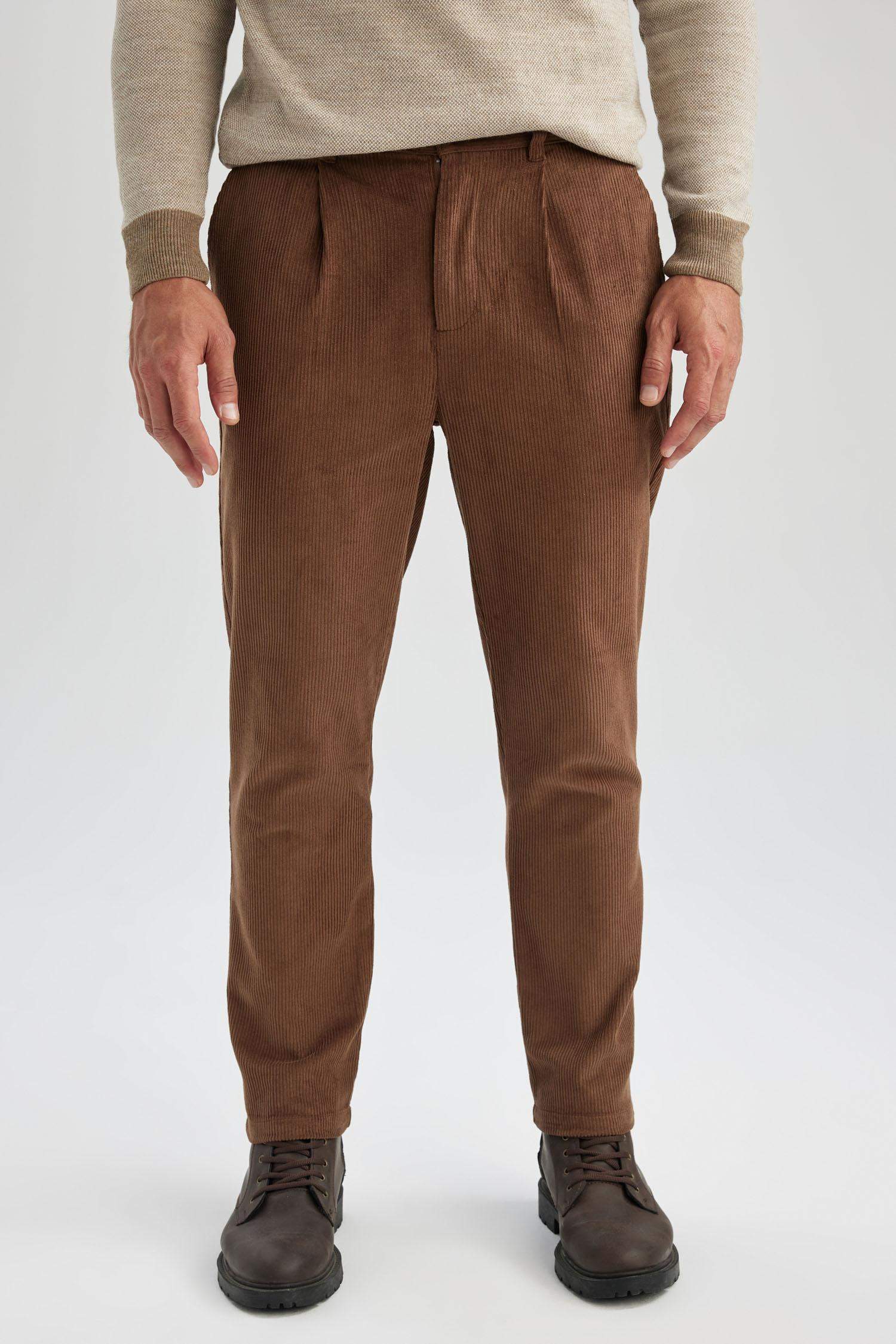 бейімделген пішім барқыт тұрақты етек Шалбар