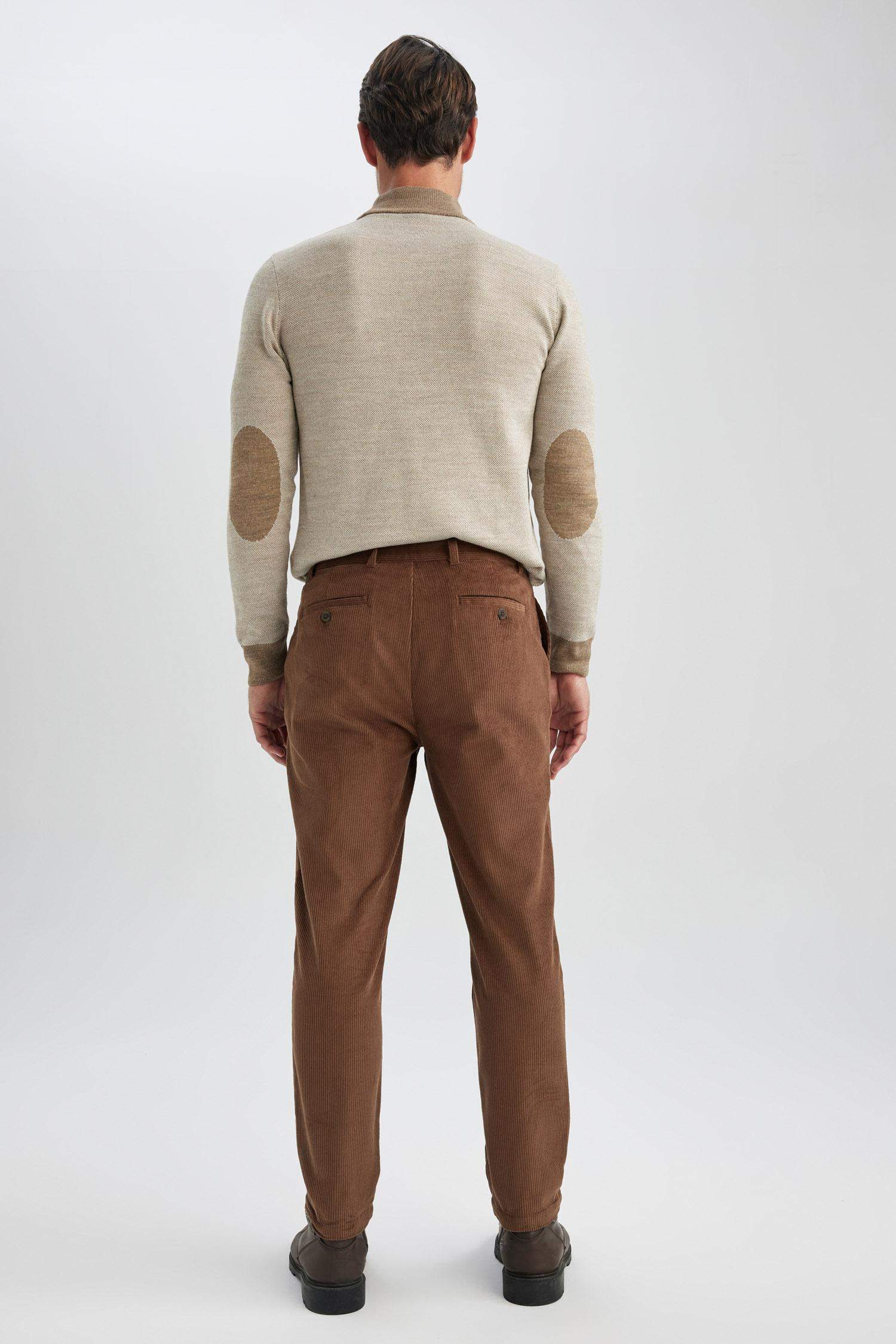 бейімделген пішім барқыт тұрақты етек Шалбар