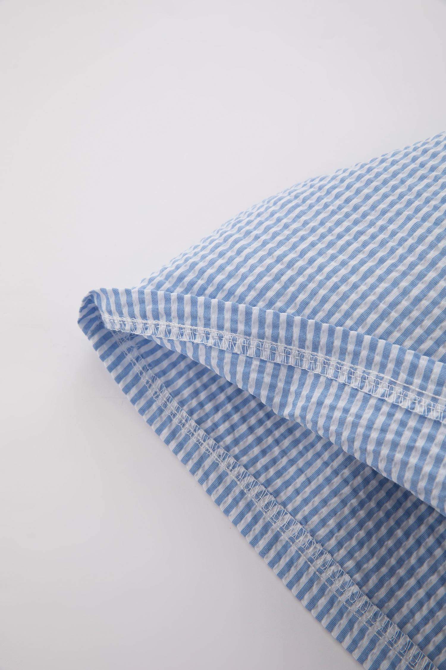 Regular Fit Striped Sleeveless Woven Dress