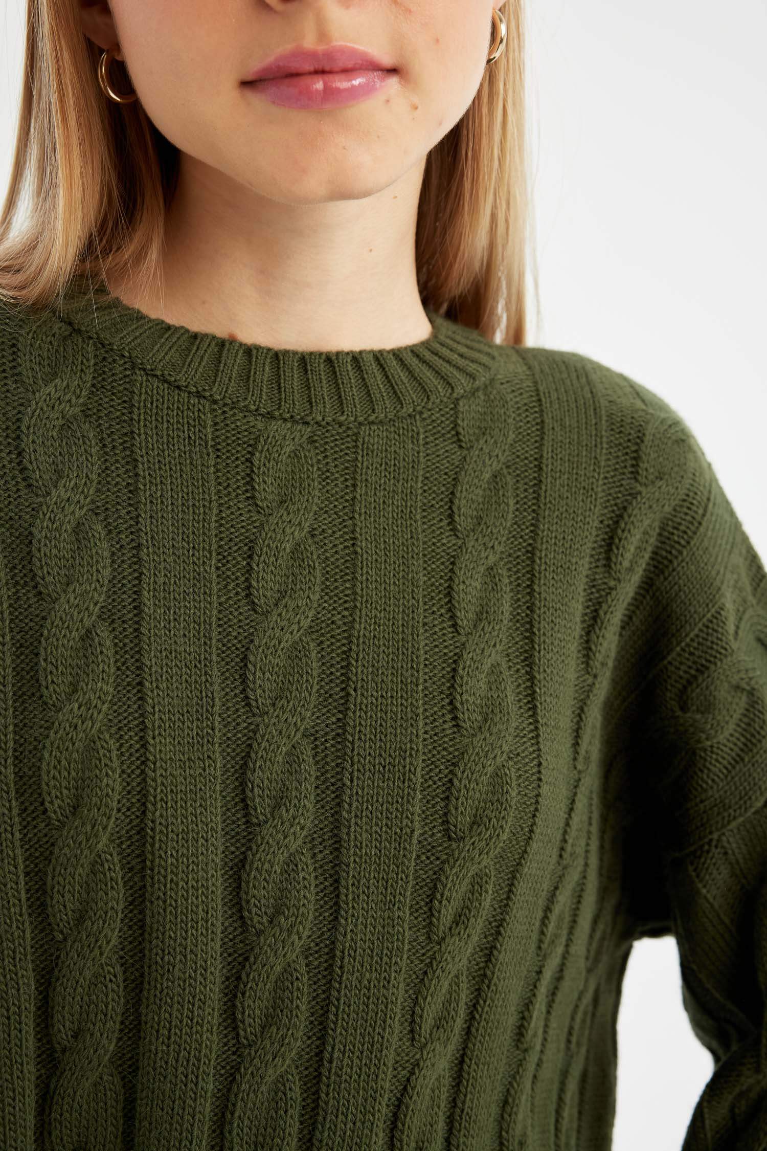 Regular Fit Crew Neck Knitwear Pullover