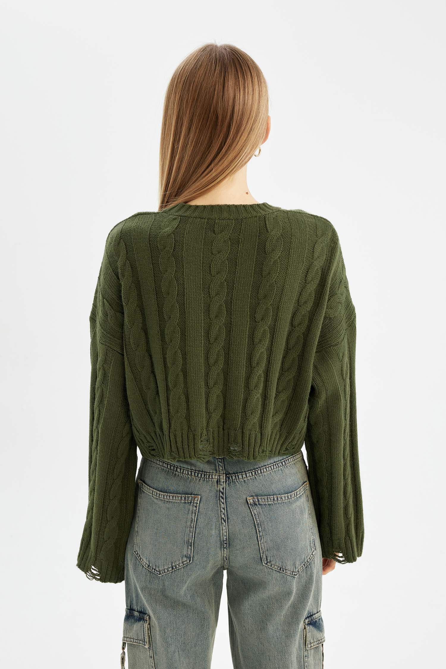 Regular Fit Crew Neck Knitwear Pullover