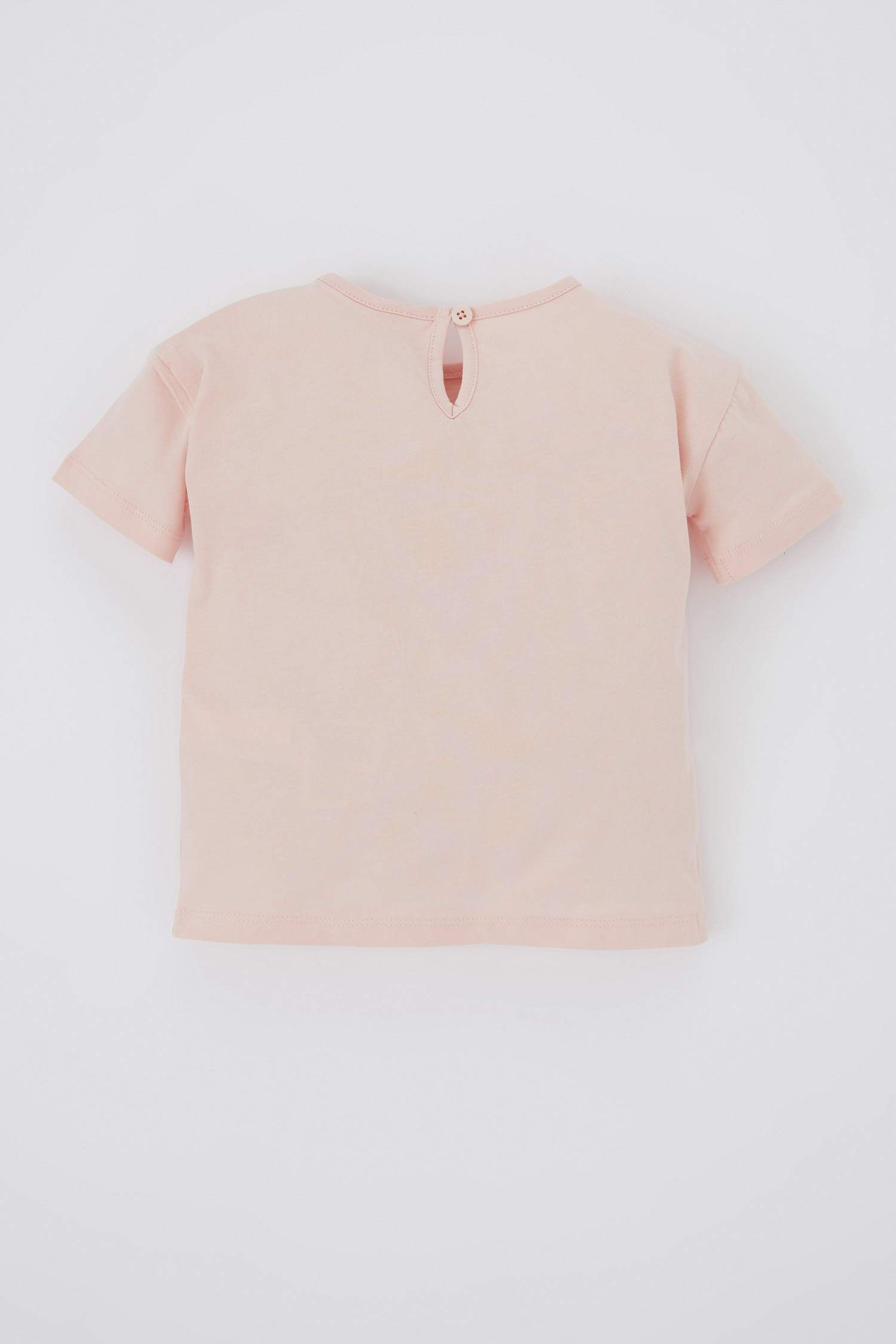 Baby Girl Regular Fit Crew Neck Fun Printed Short Sleeve T-Shirt