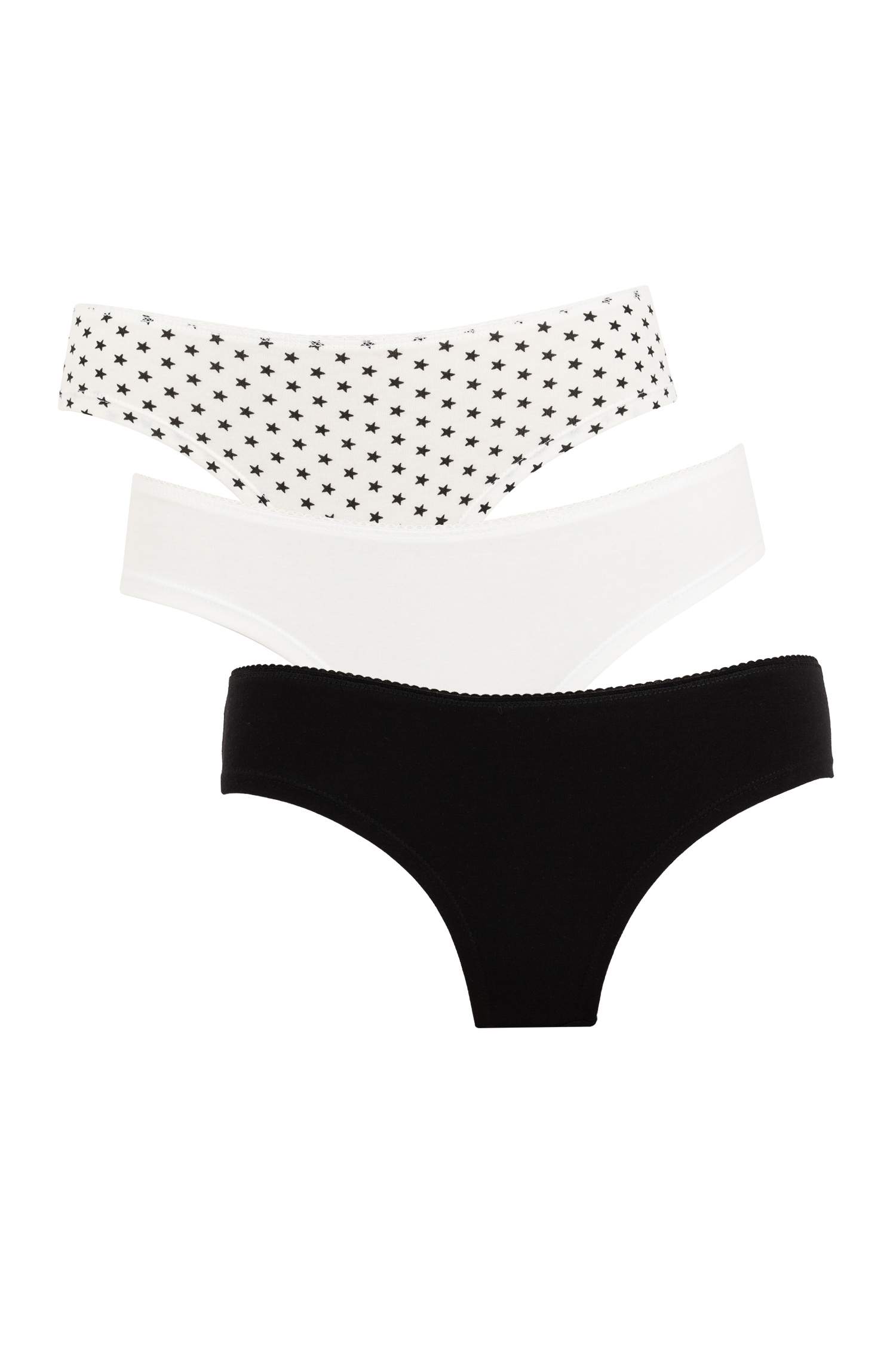 Трусы слипы, 3 пары, Fall in Love