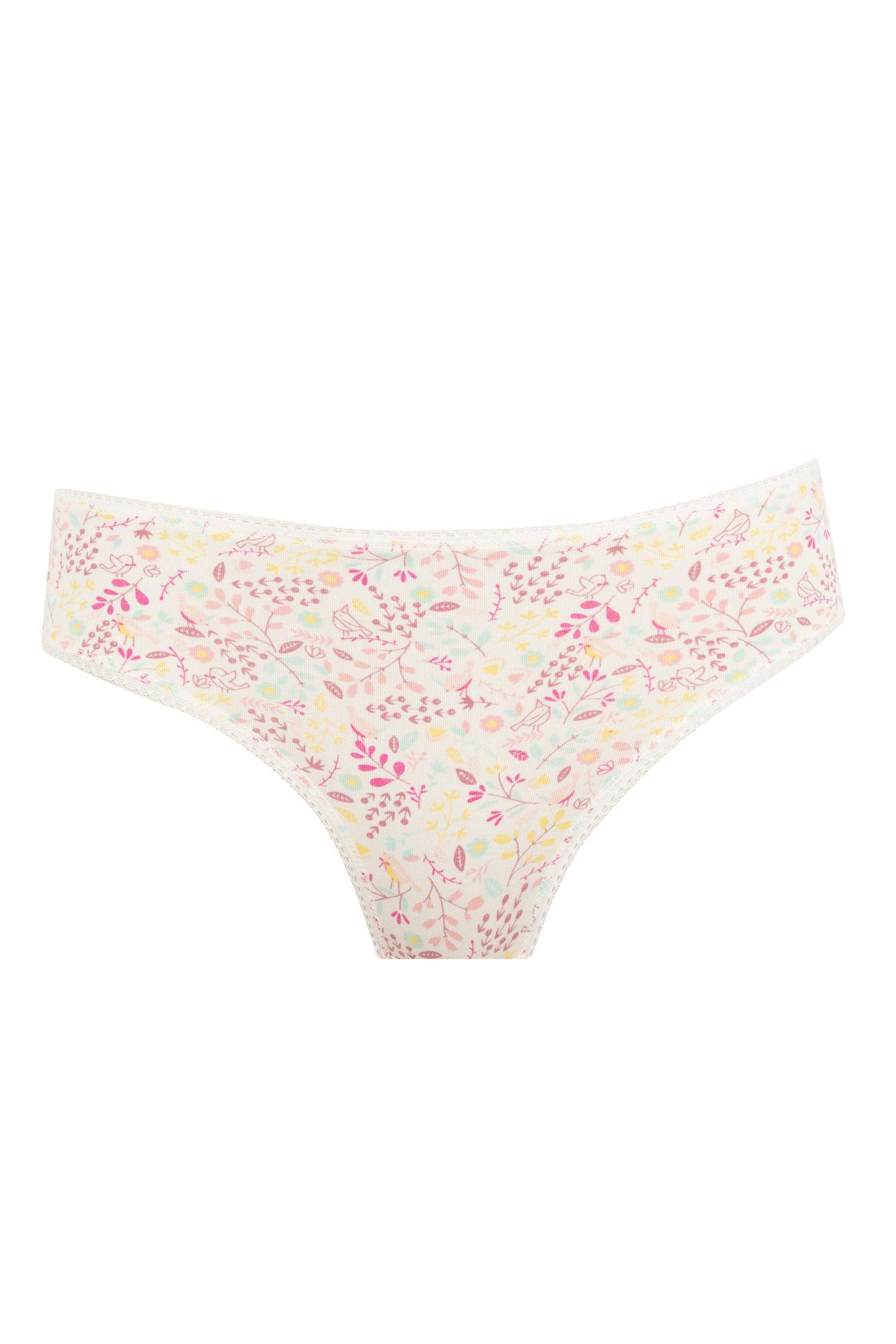 Fall in Love 3'lü Paketli Desenli Slip Külot