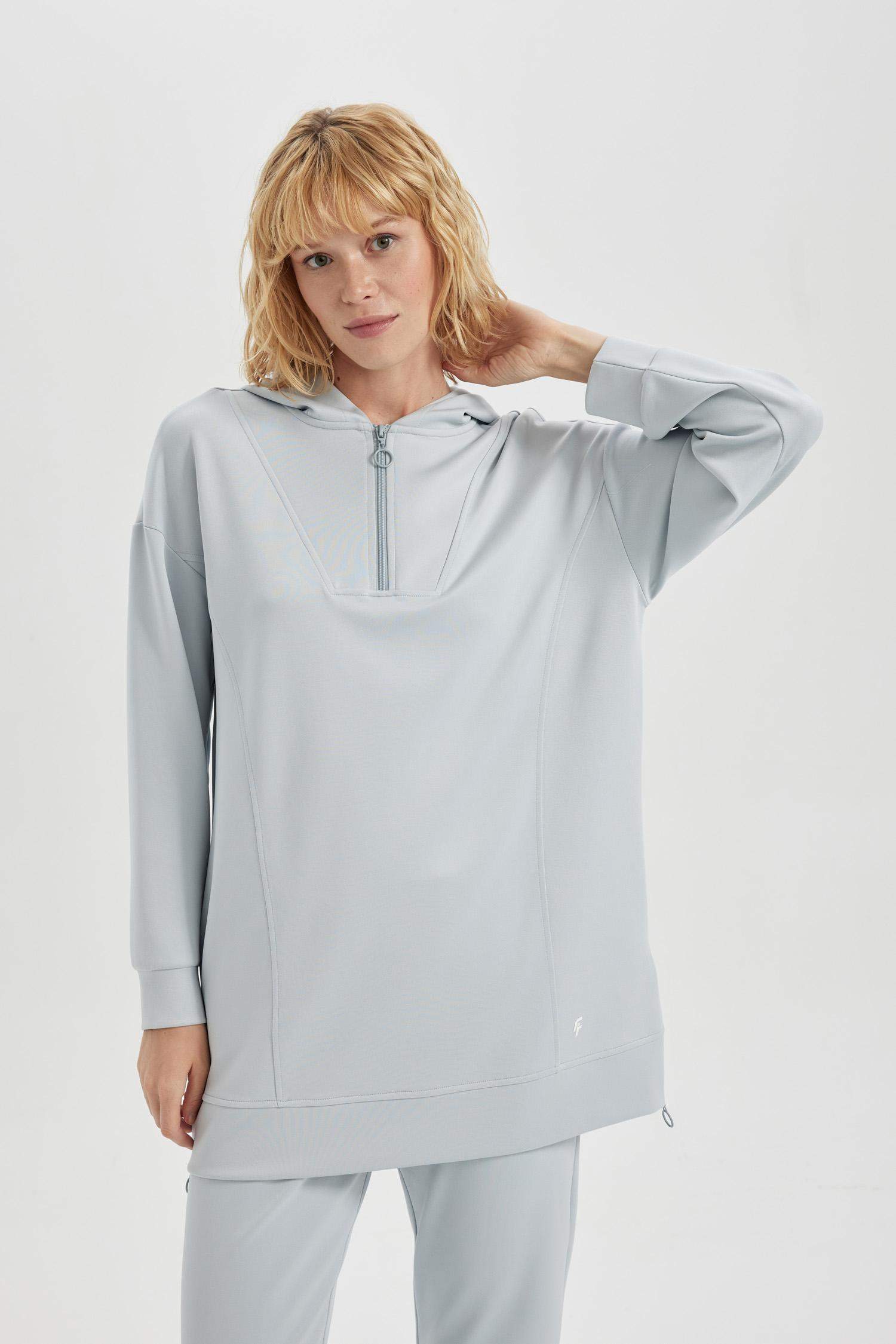 Long Fit Hooded Scuba Diver Sports Sweatshirt