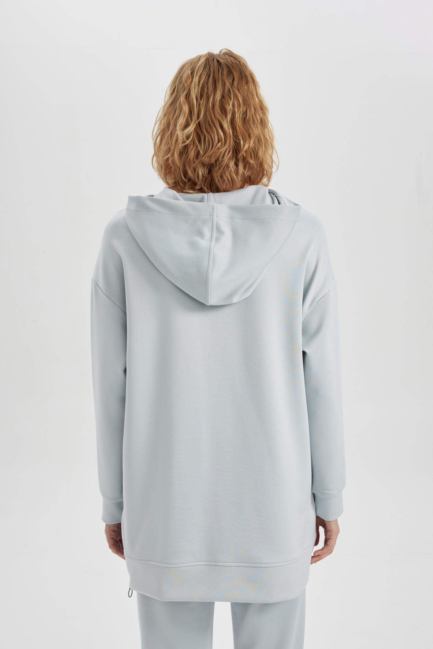 Long Fit Hooded Scuba Diver Sports Sweatshirt