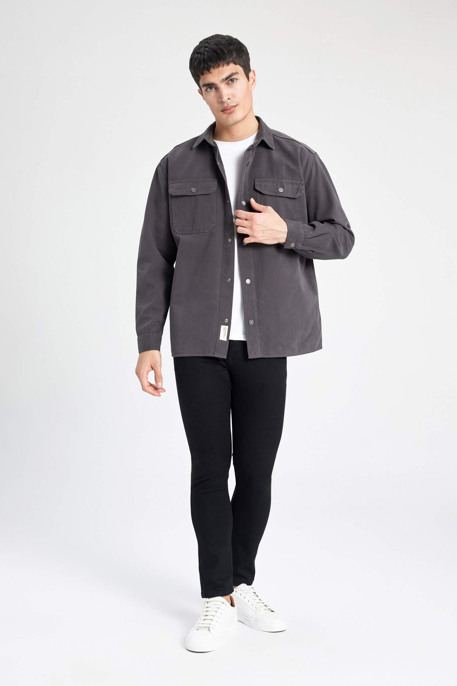 Рубашка свободного кроя