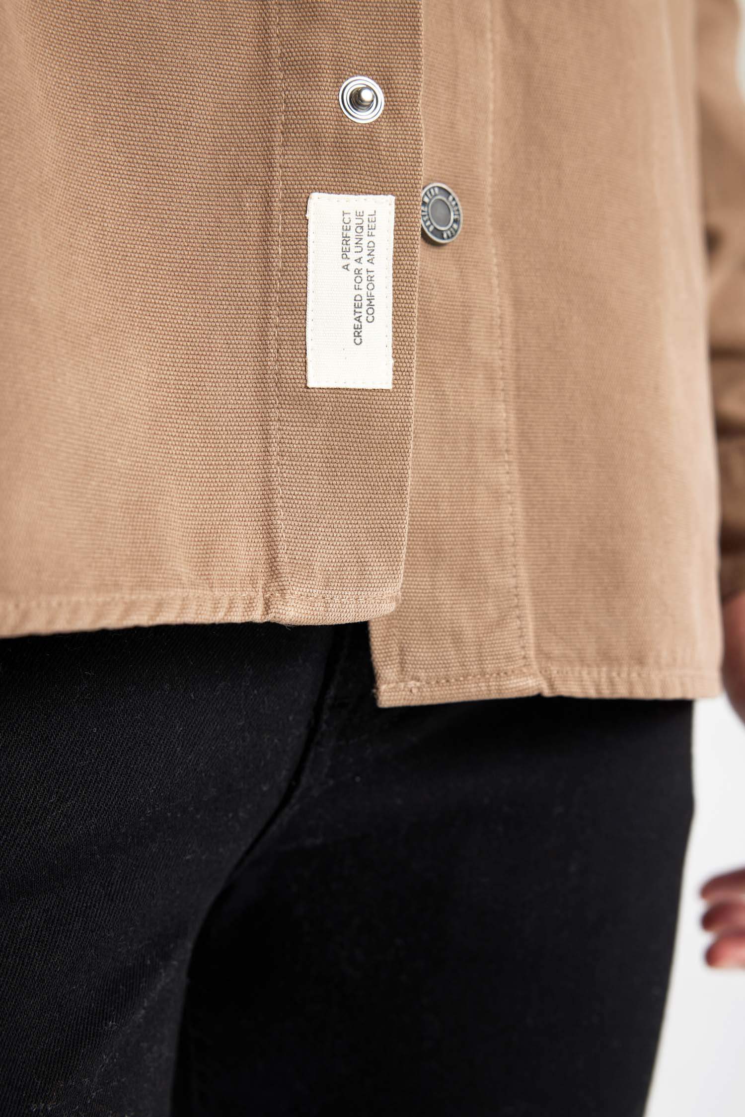 релакс пішімі поло жаға Сыртқа киетін жейде