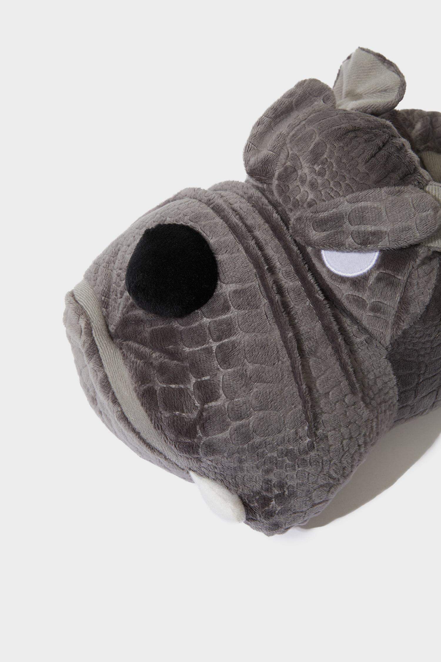 Erkek Köpek Temalı Düz Taban Panduf