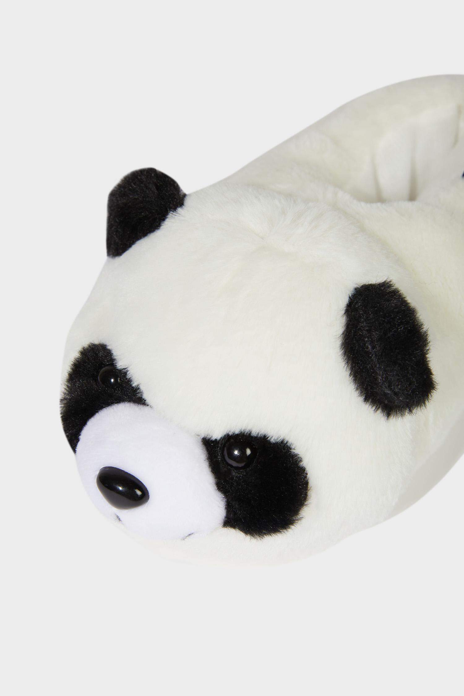 Boy Panda Themed Flat Sole Home Boots