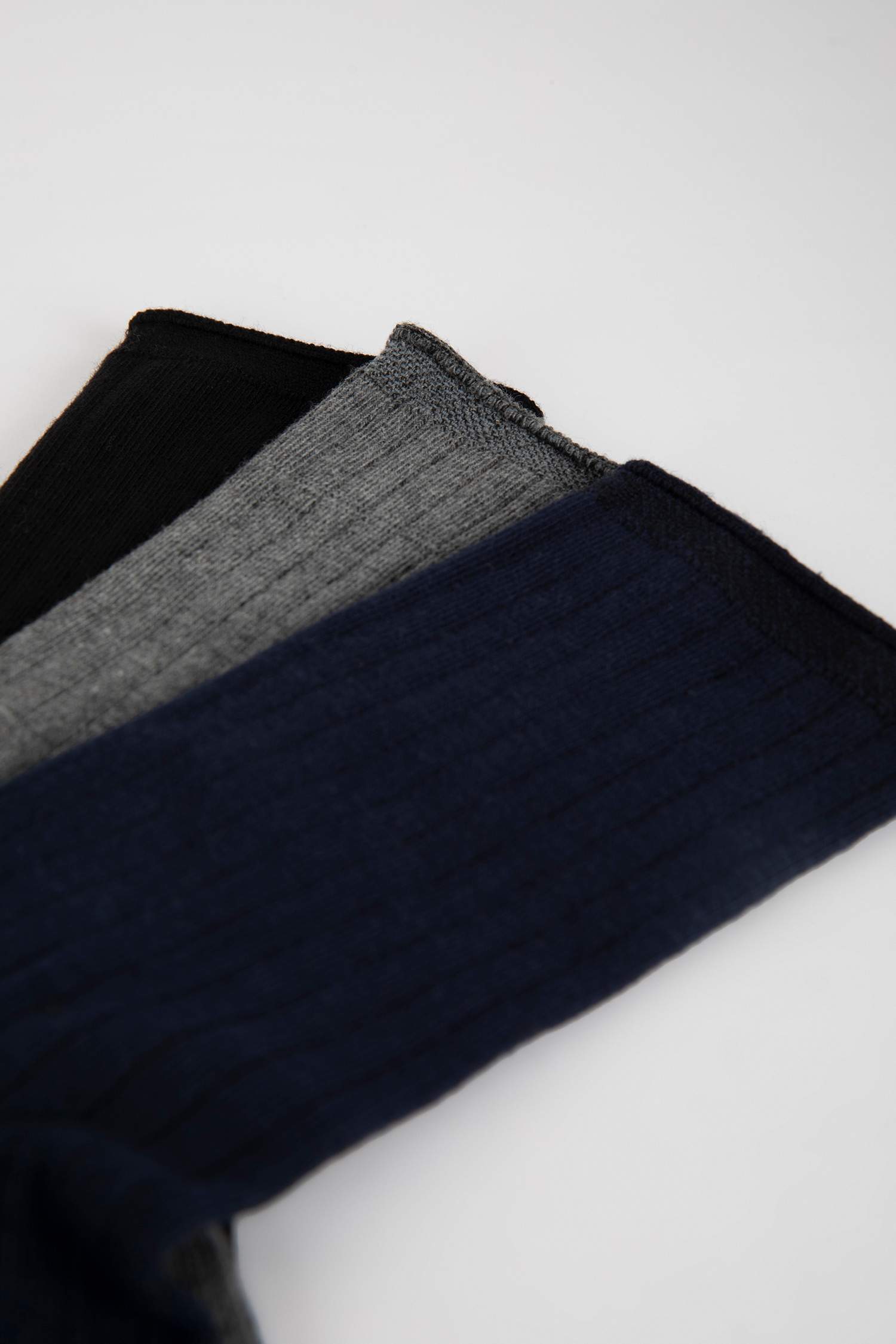 جوارب طويلة قطن اولادي - 3 قطع