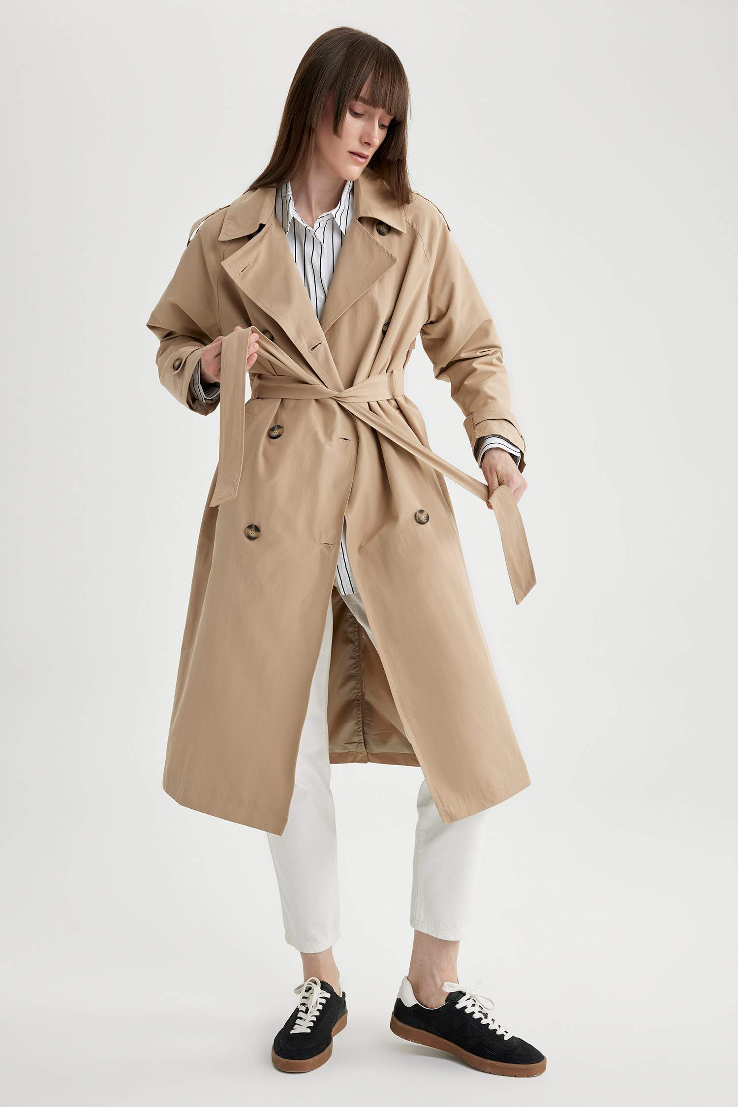 Regular Fit Trençkot