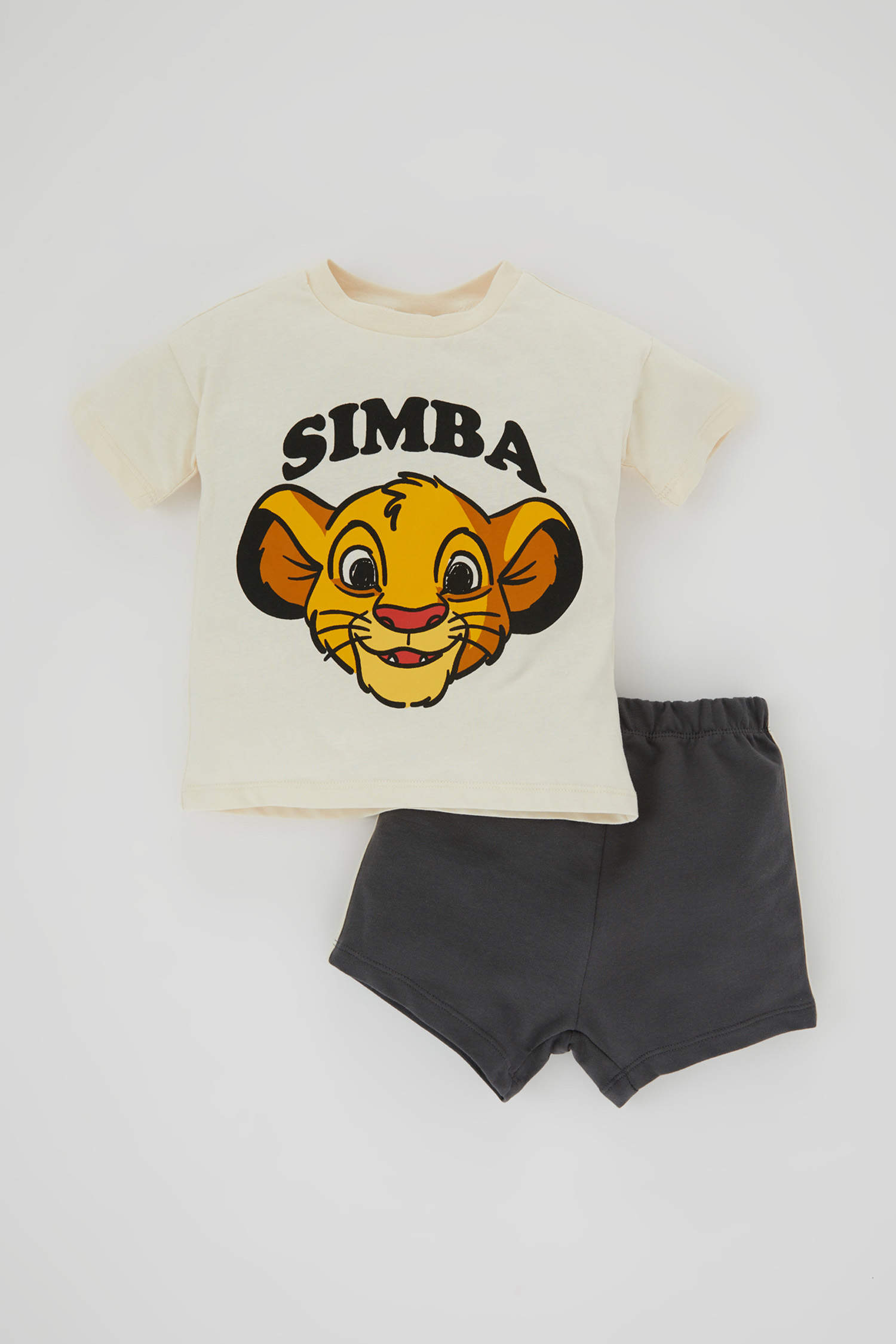 Ecru Baby Boy Baby Boy Disney Lion King T-Shirt Shorts 2-Pack Set 2831024 |  Defacto