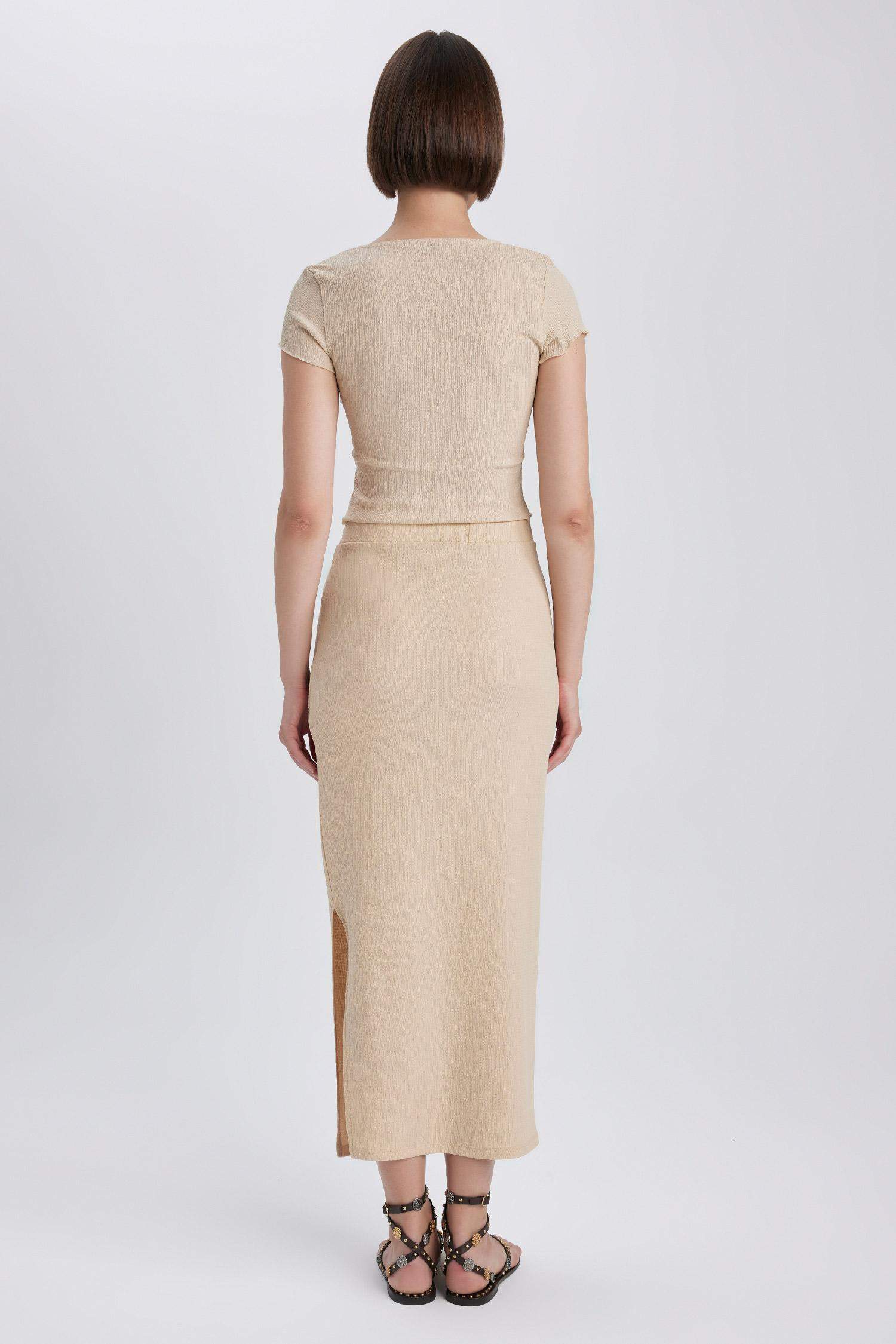 Jupe longue en Tricot