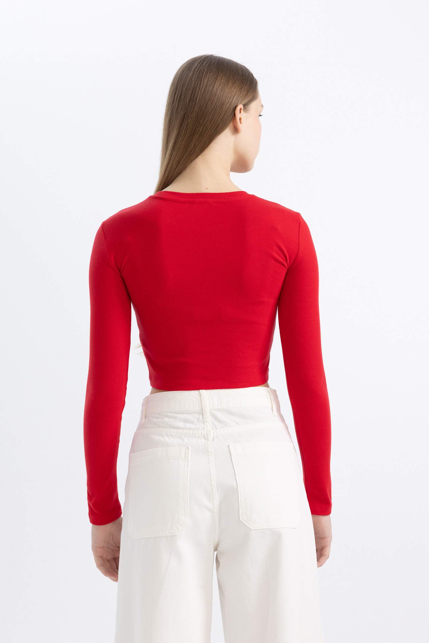 Coool Fitted Ribana Basic Uzun Kollu Tişört