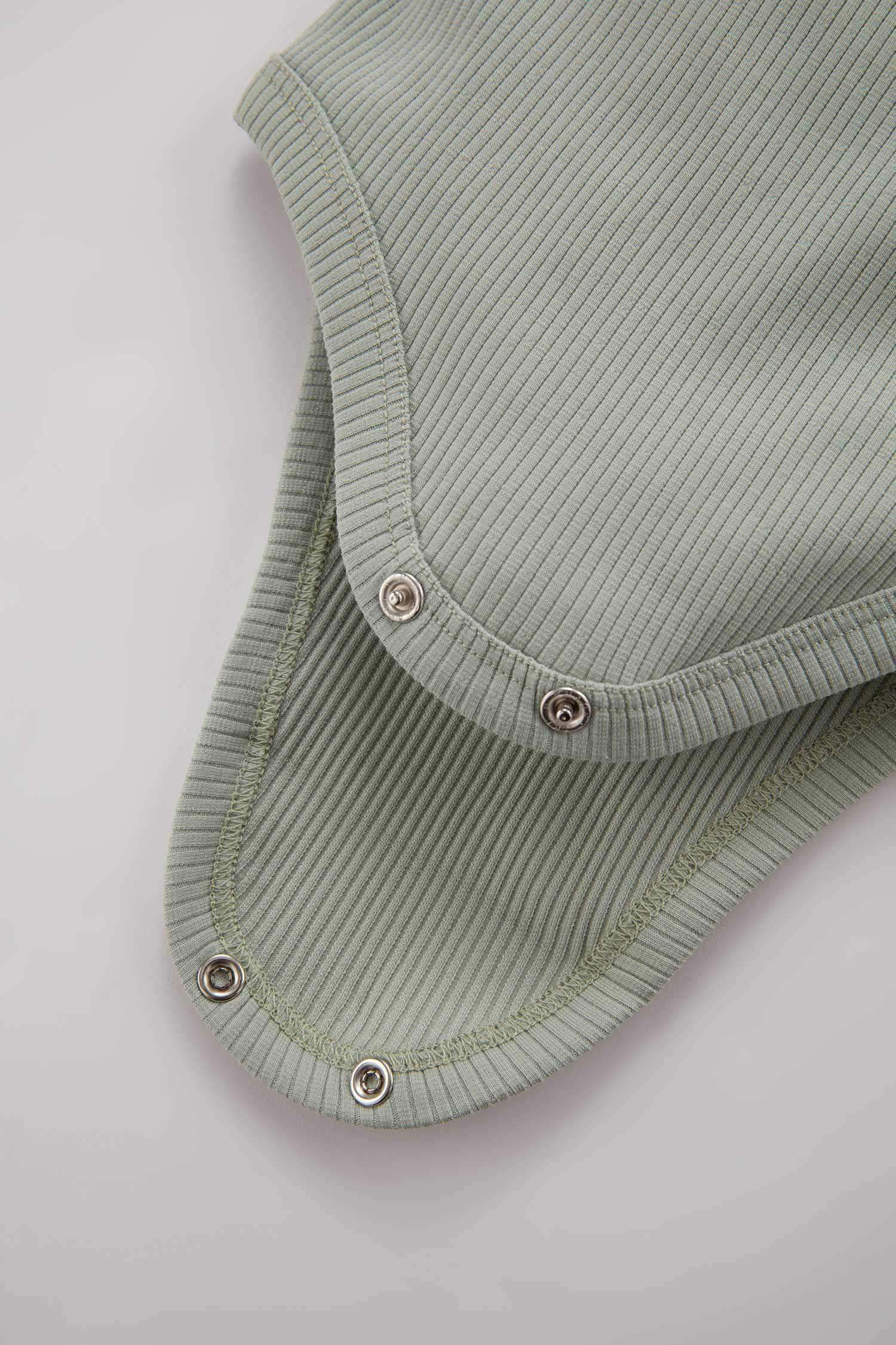 Baby Girl Ribbed Camisole Snap Body Bottom Set of 2