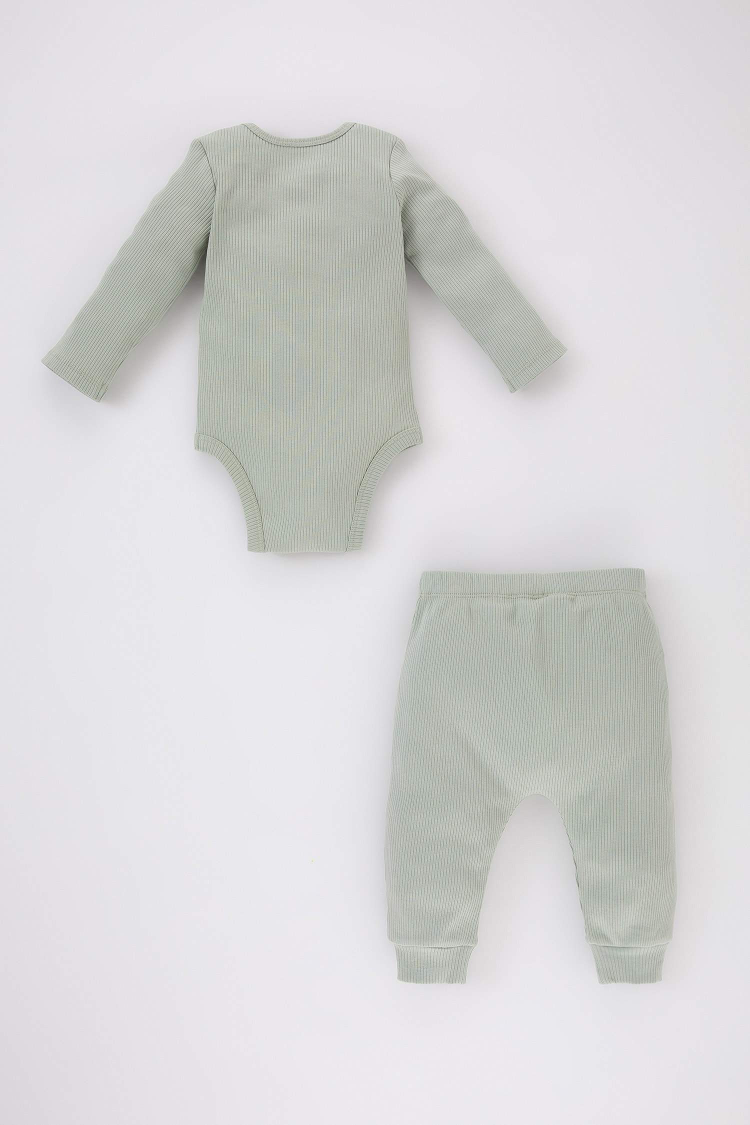 Baby Girl Ribbed Camisole Snap Body Bottom Set of 2